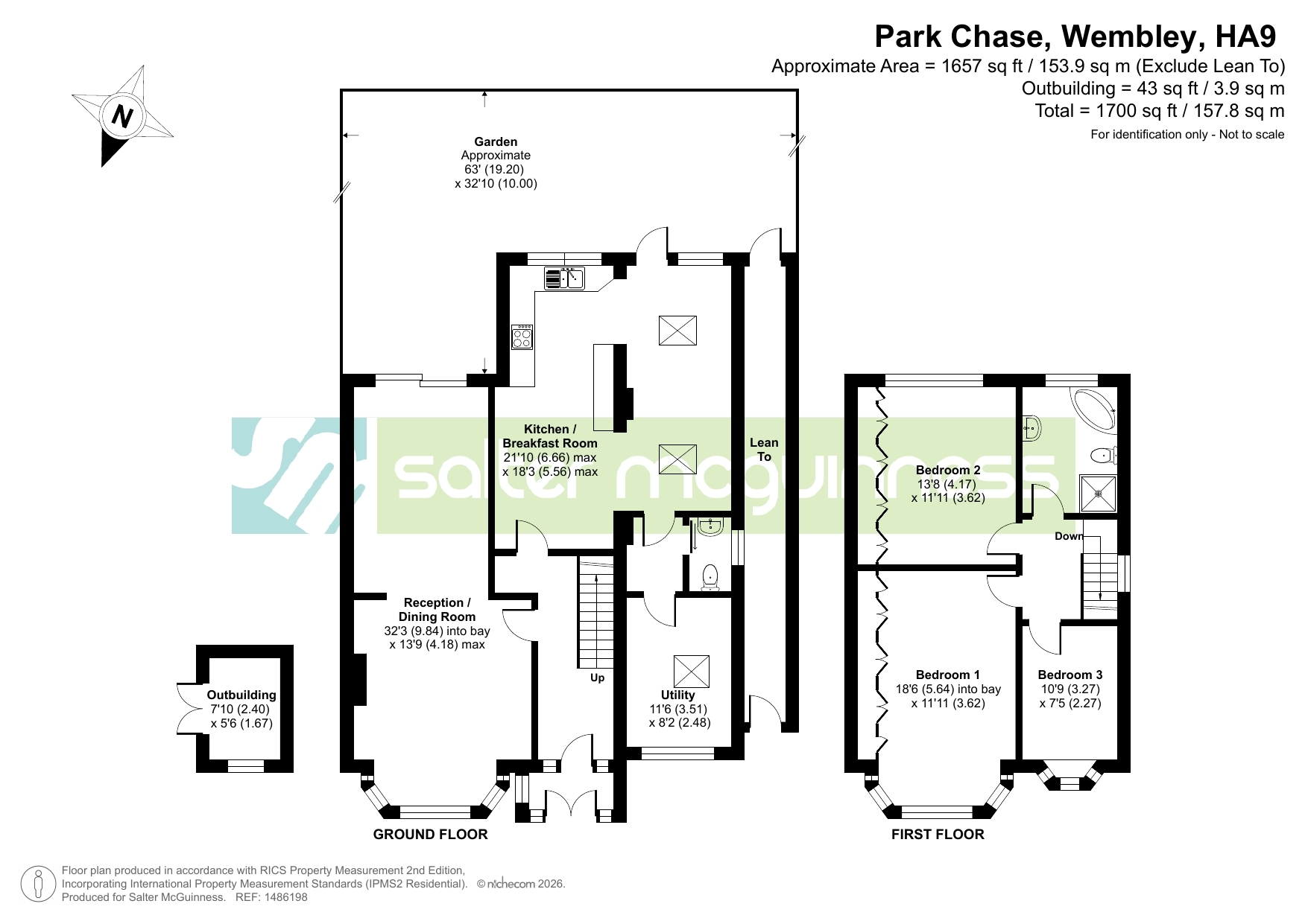 23, Park Chase, Wembley floorplan
