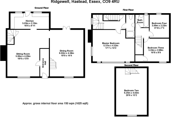 4 Bedrooms Semi-detached house for sale in Chapel Road, Ridgewell, Halstead CO9