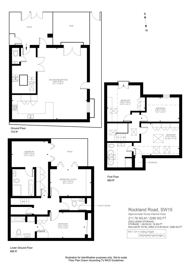 14, Rockland Road, London floorplan