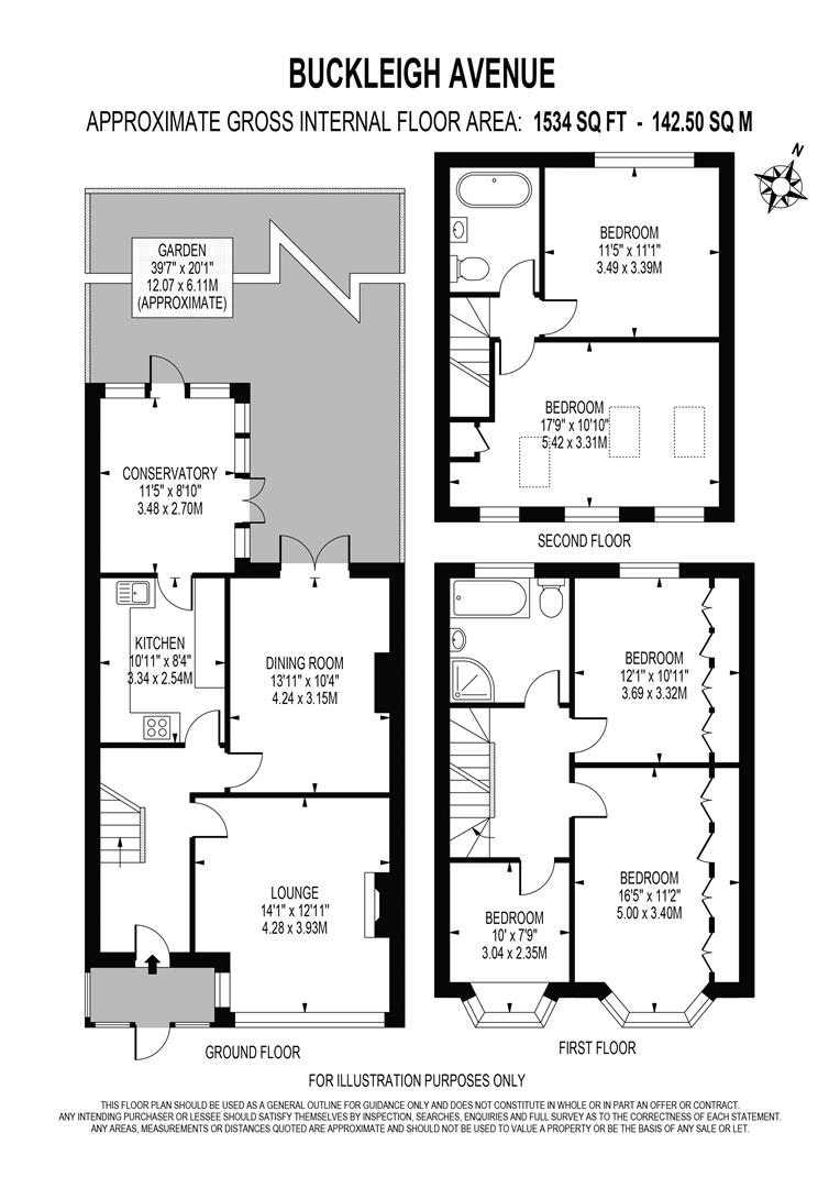 19, Buckleigh Avenue, Wimbledon floorplan