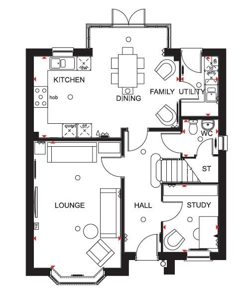 4 Bedrooms Detached house for sale in 