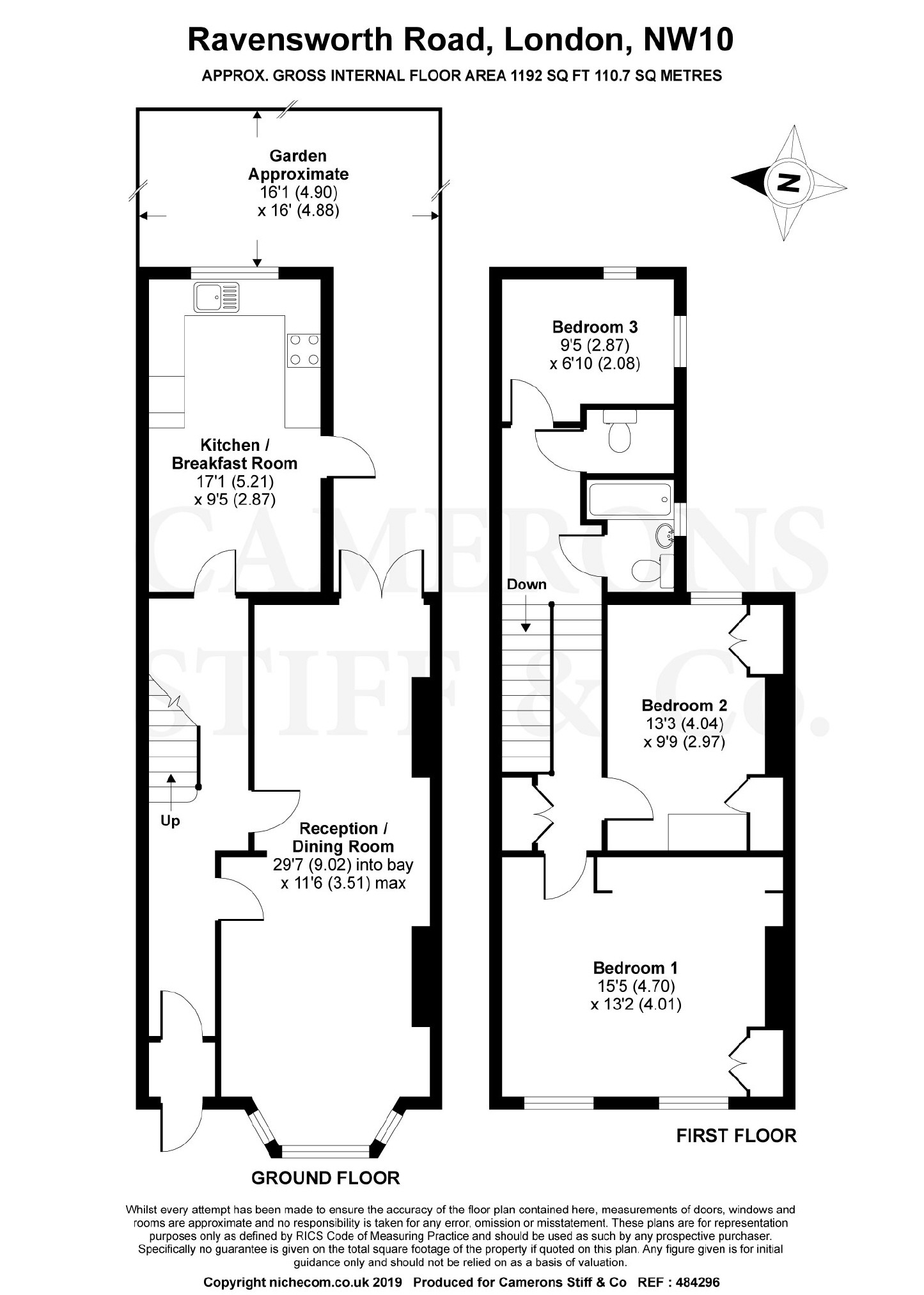 3 Bedrooms  for sale in Ravensworth Road, Kensal Green NW10