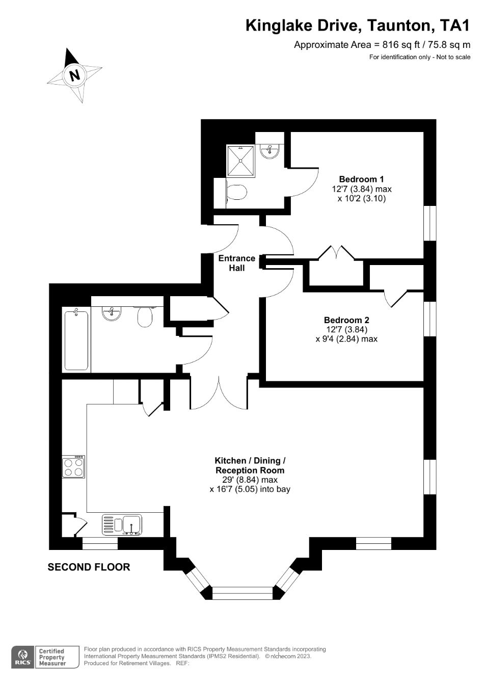 Sherford Lodge, Blagdon Village, Taunton, Somerset TA1, 2 bedroom flat