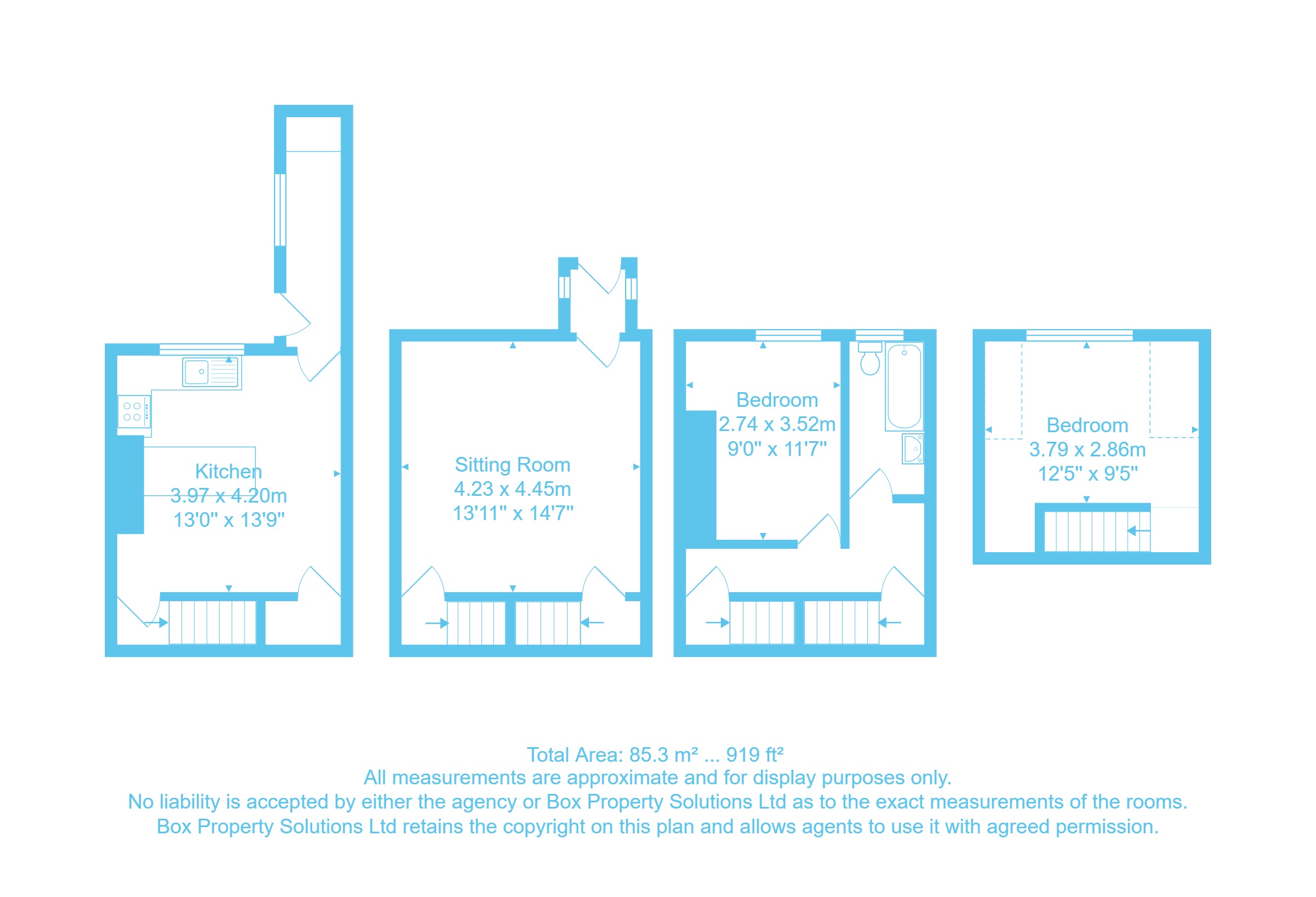 11, Stone Street, Bradford floorplan