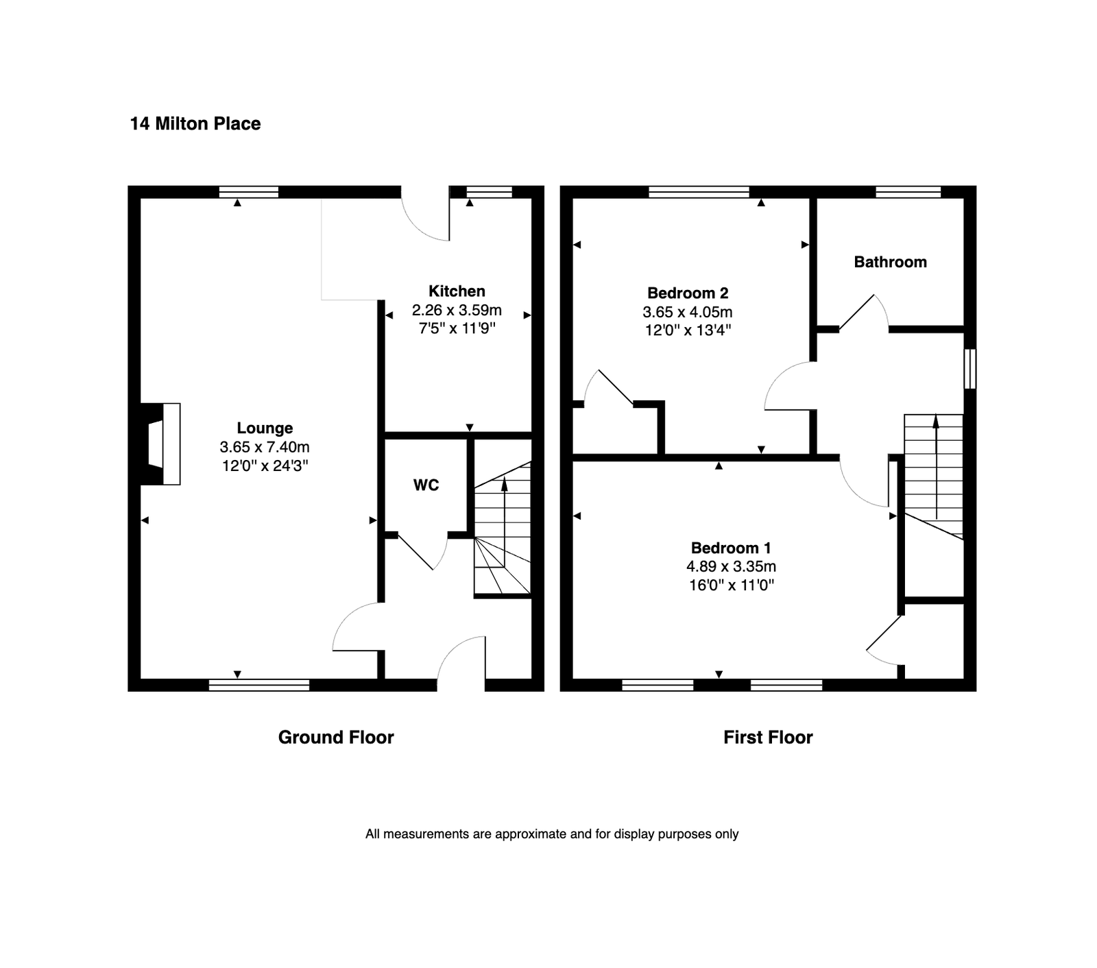 14, Milton Place, Denny floorplan