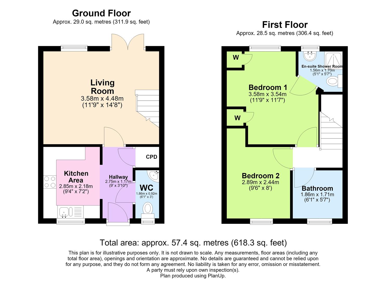 14, Chapple Hyam Avenue, Southam floorplan