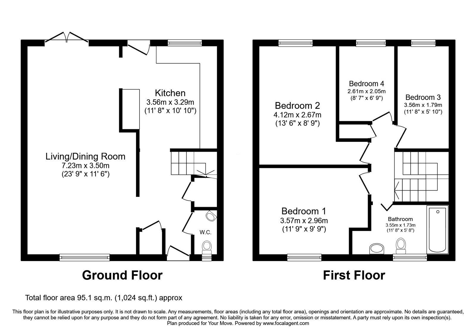 92, Inskip, Lancashire floorplan