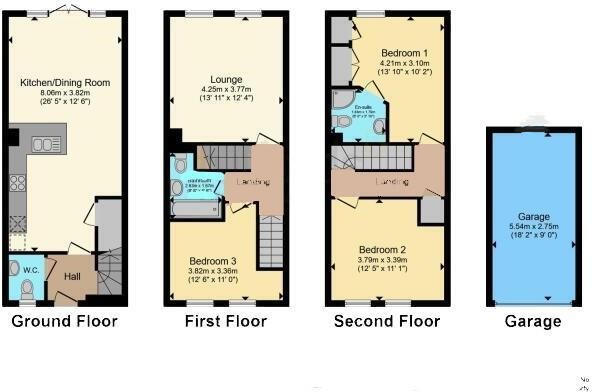 13, Roscoff Road, Dawlish floorplan