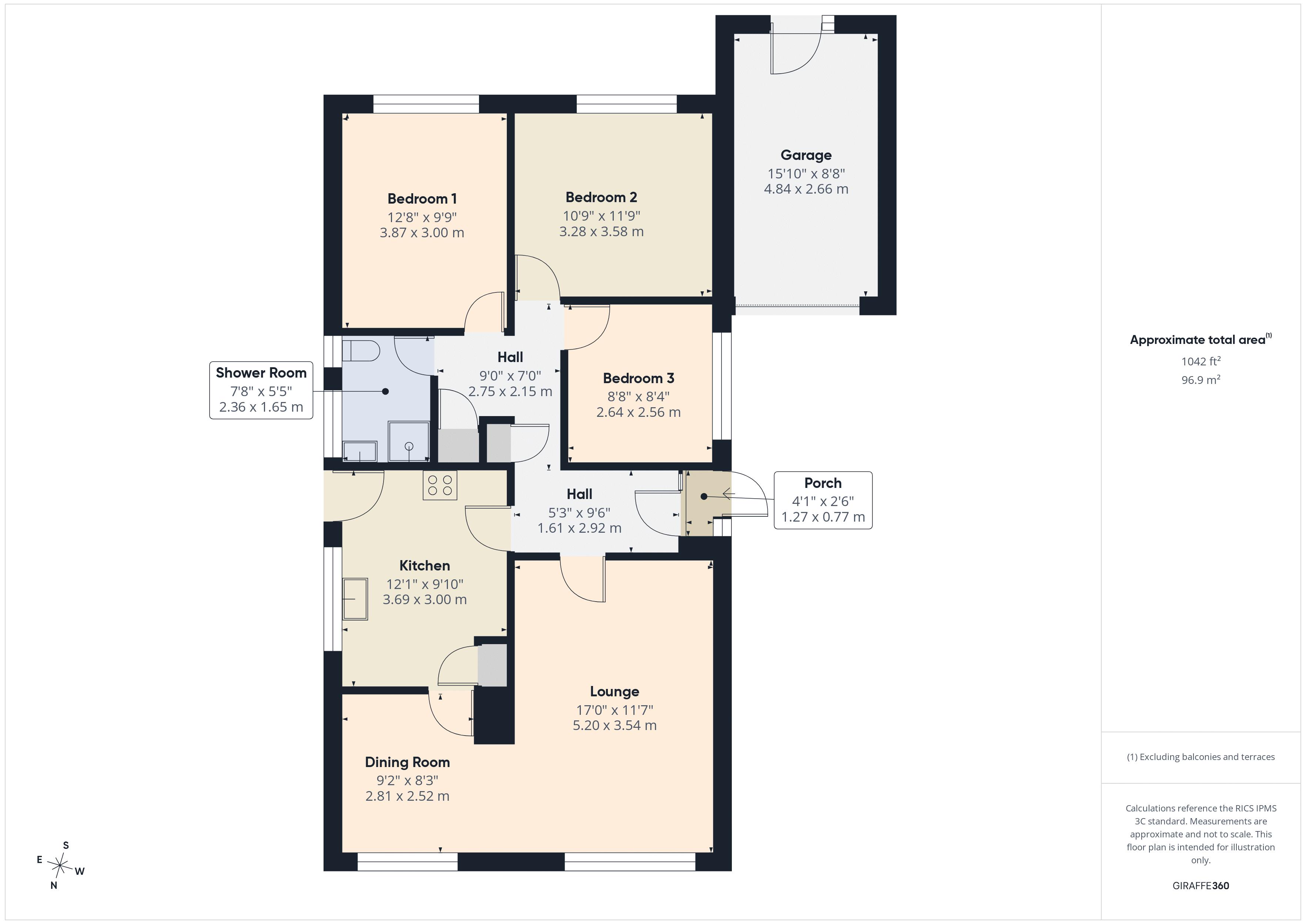 No 47, Cilddewi Park, Carmarthen floorplan