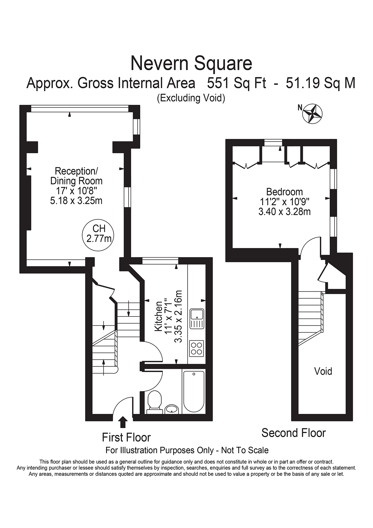 Flat 3, 13, Nevern Square, Earls Court floorplan