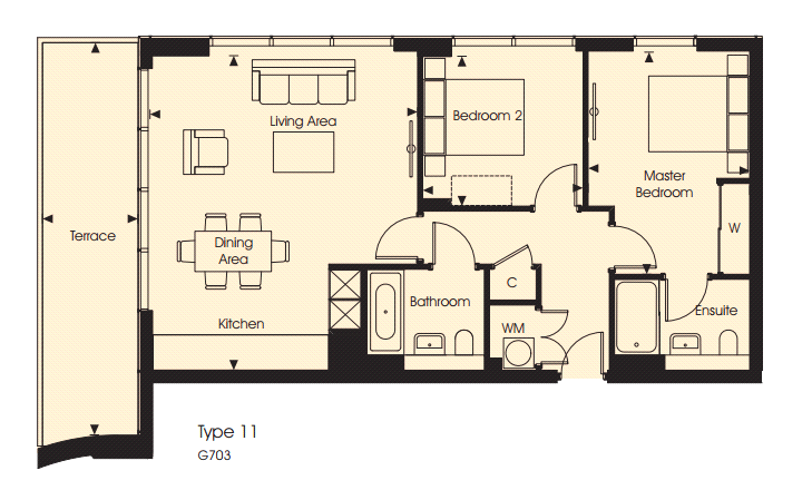 2 Bedrooms Flat to rent in Masson House, Pump House Crescent, Kew Bridge West, Middlesex TW8