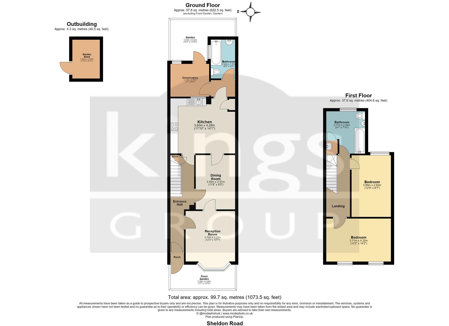 Sheldon Road, London floorplan