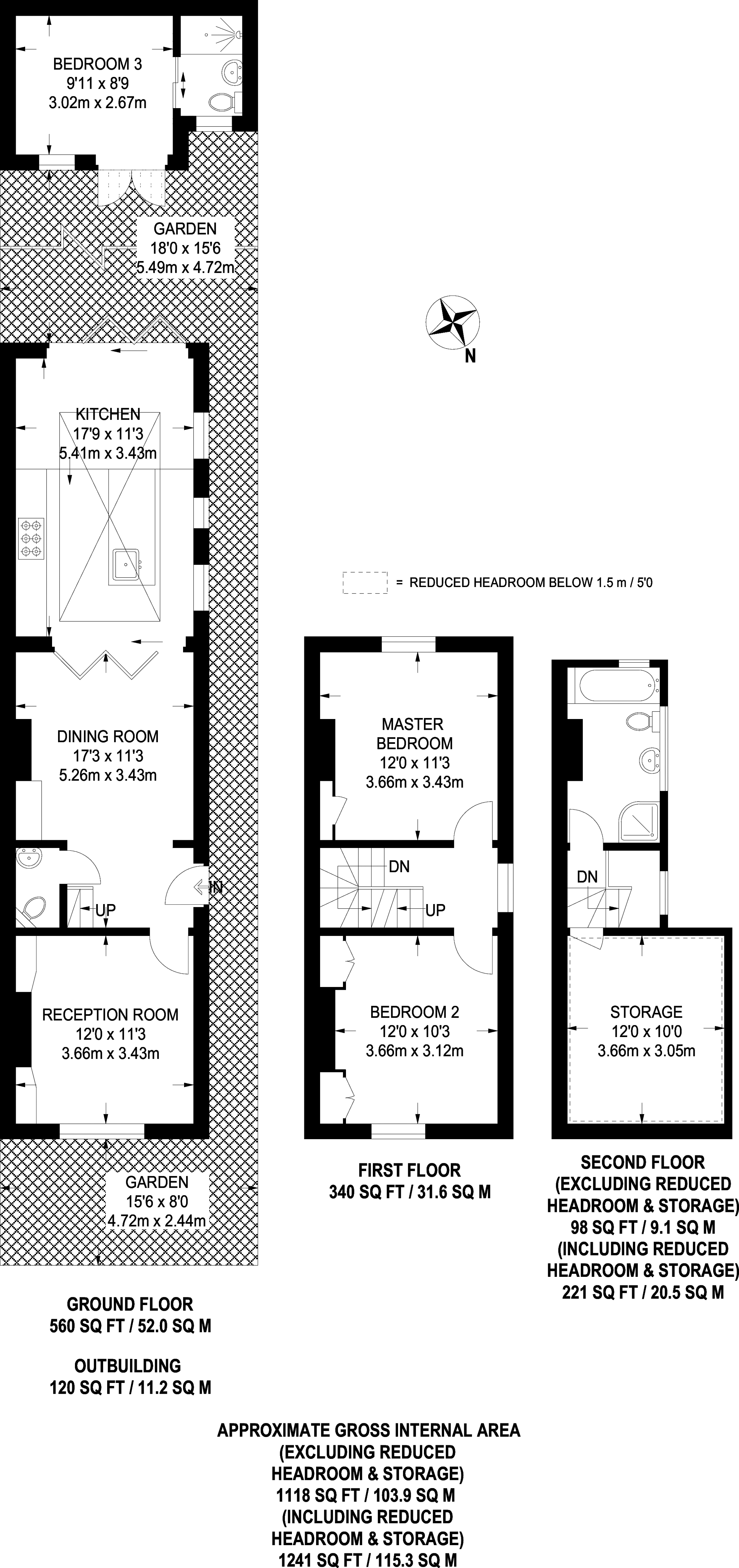 3 Bedrooms Semi-detached house to rent in Shaftesbury Road, Kew TW9