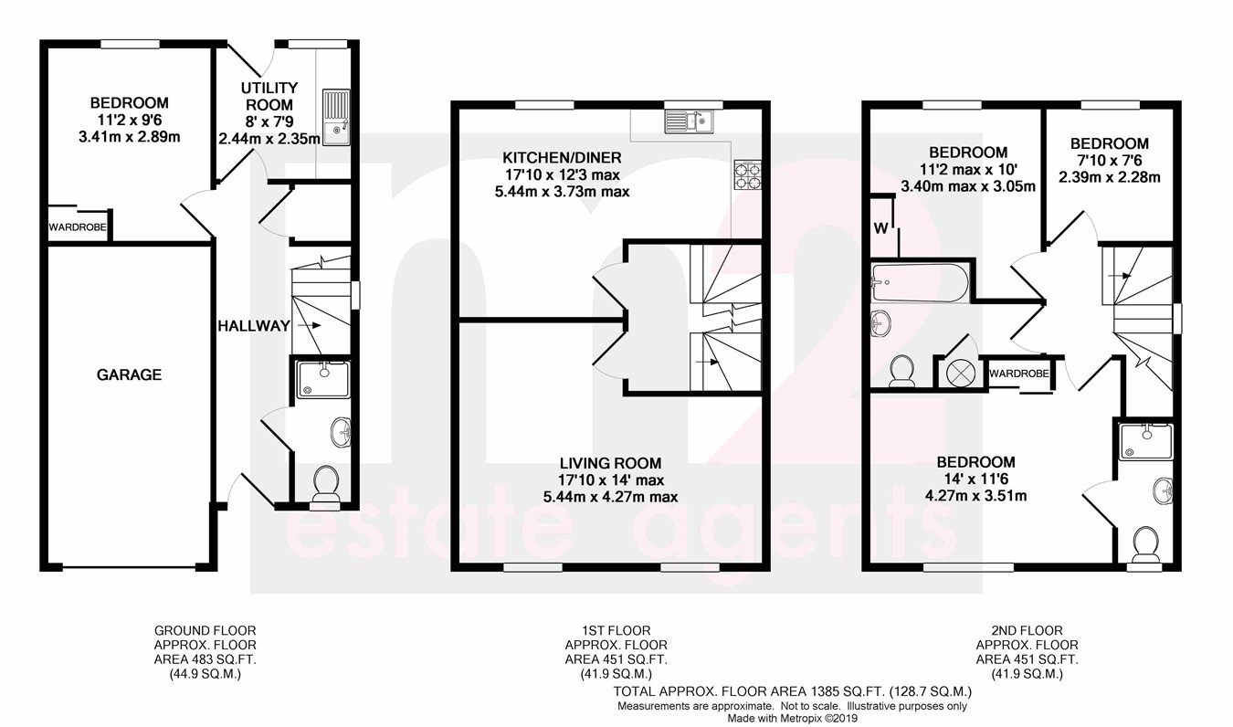 4 Bedrooms Town house for sale in Amelia Way, Newport NP19