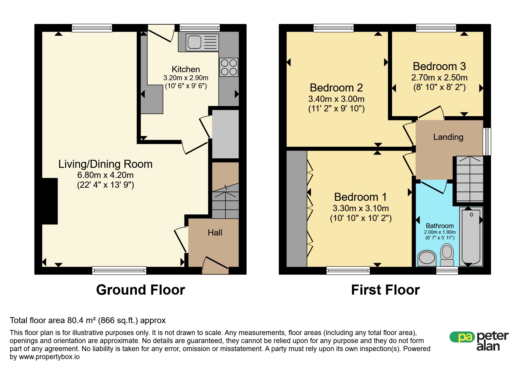 6, Heol Caerlan, Pontypridd floorplan