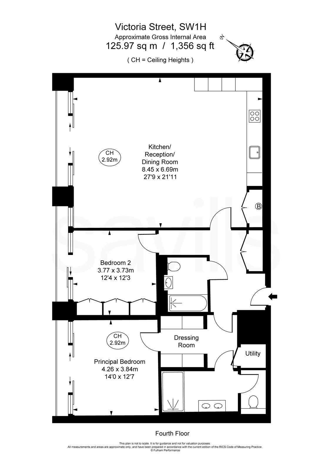 Apartment 4.05, 55, Victoria Street, London floorplan