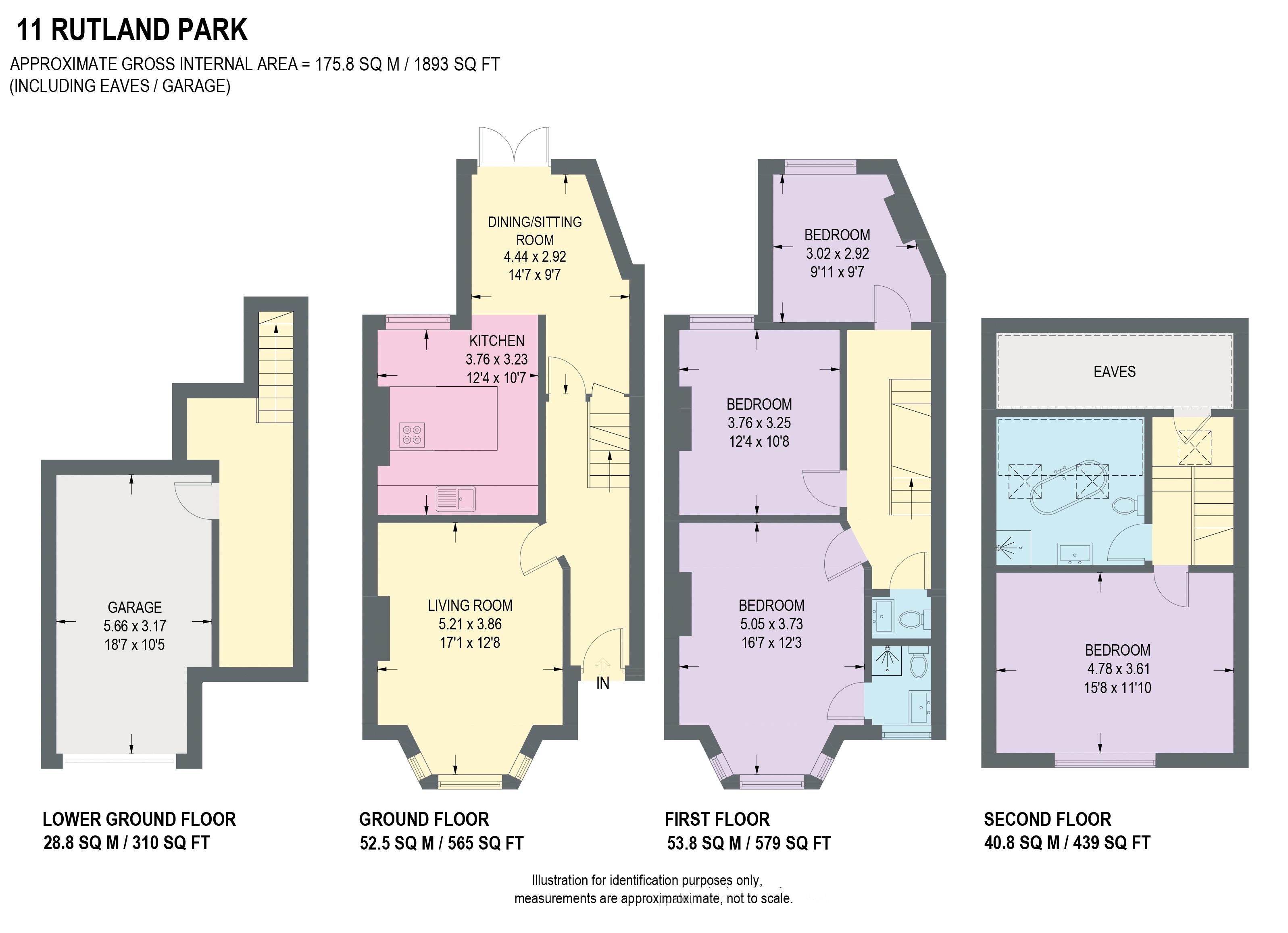 11, Rutland Park, Sheffield floorplan