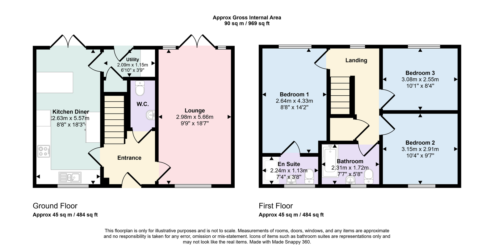 36, St. Mungos Close, Maryport floorplan