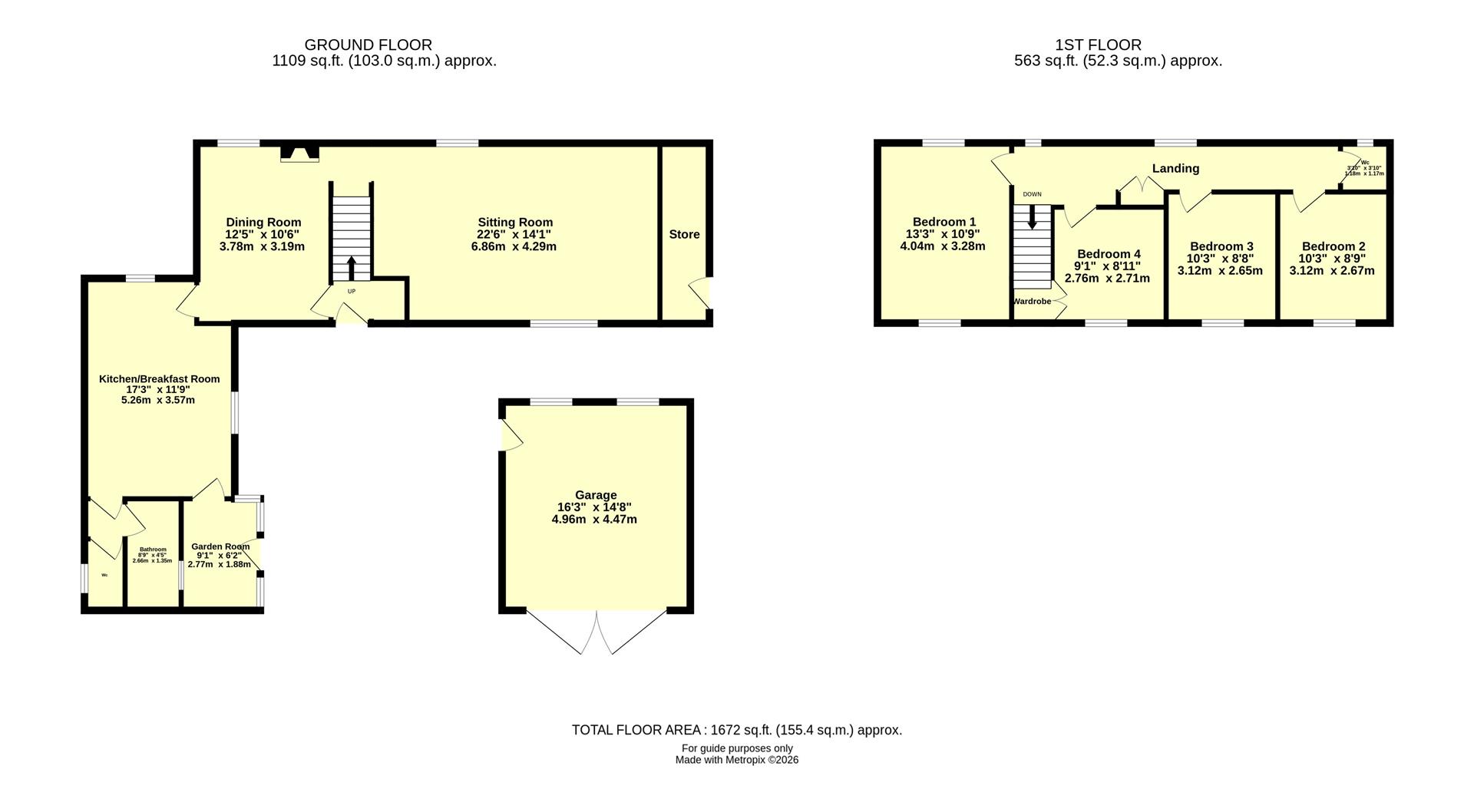 3, Church Street, Cullompton floorplan
