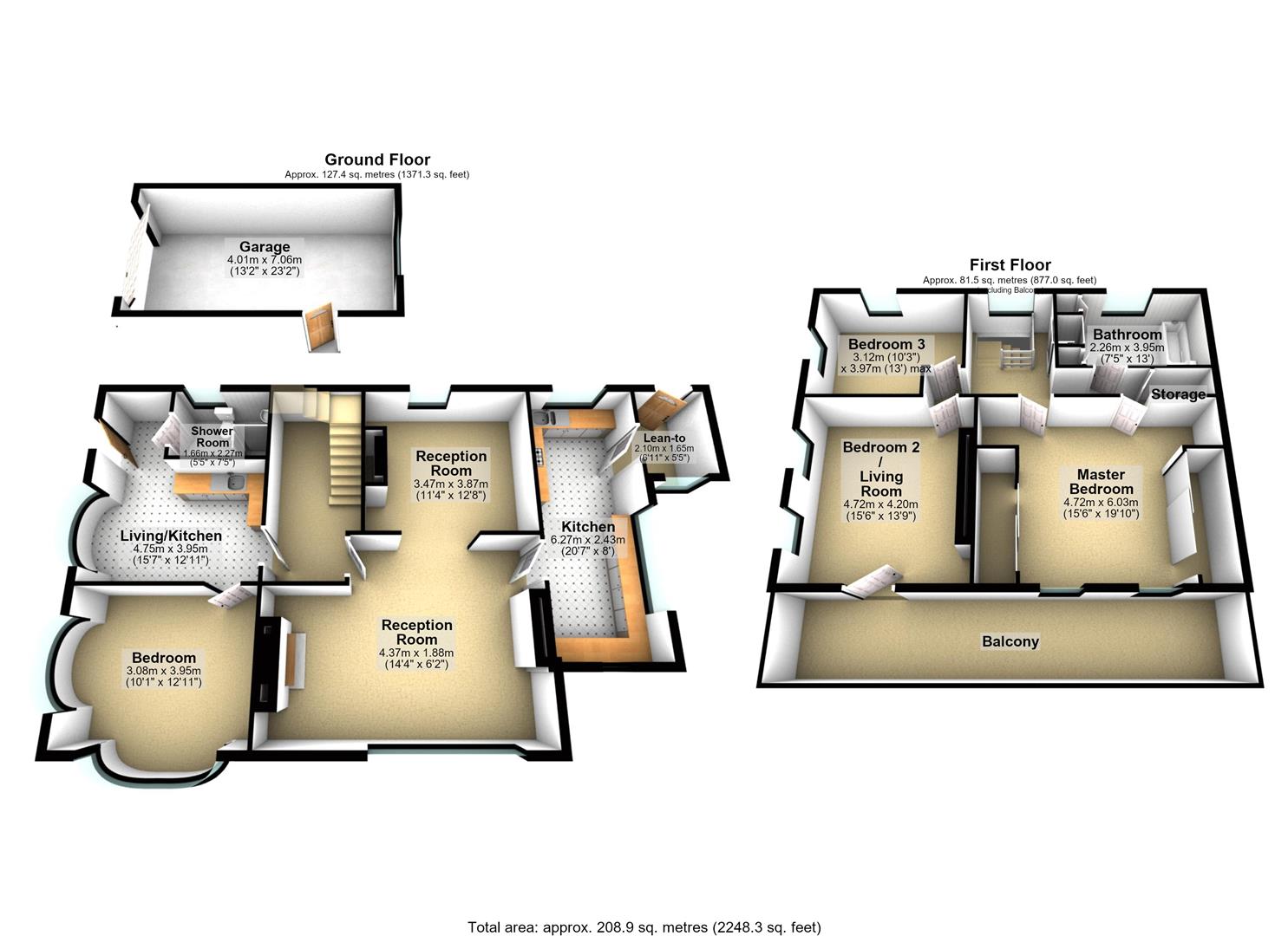 Y Traeth, Water Street To Level Crossing, Ferryside floorplan
