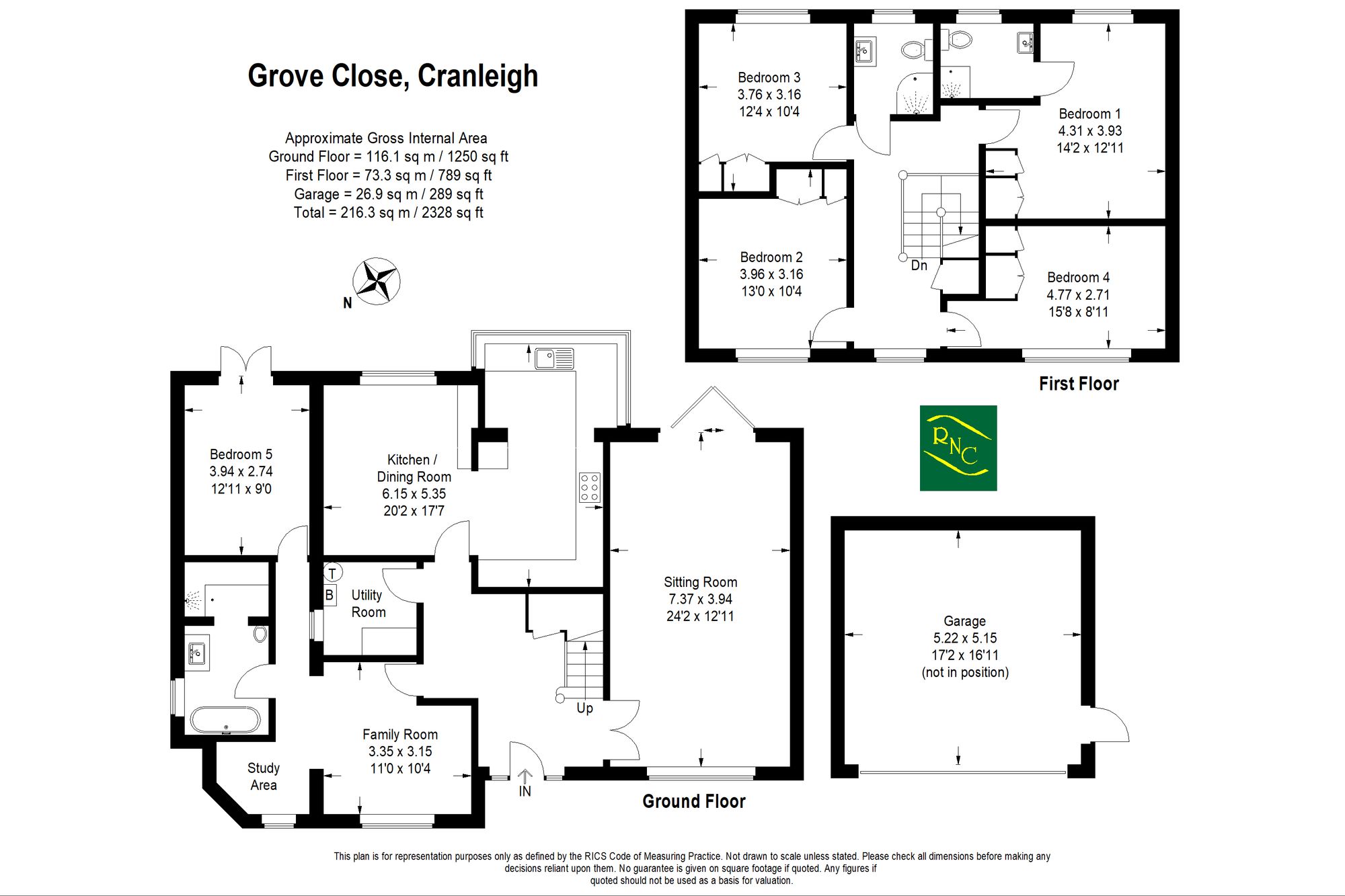 Chestnut House Grove Close, Cranleigh floorplan