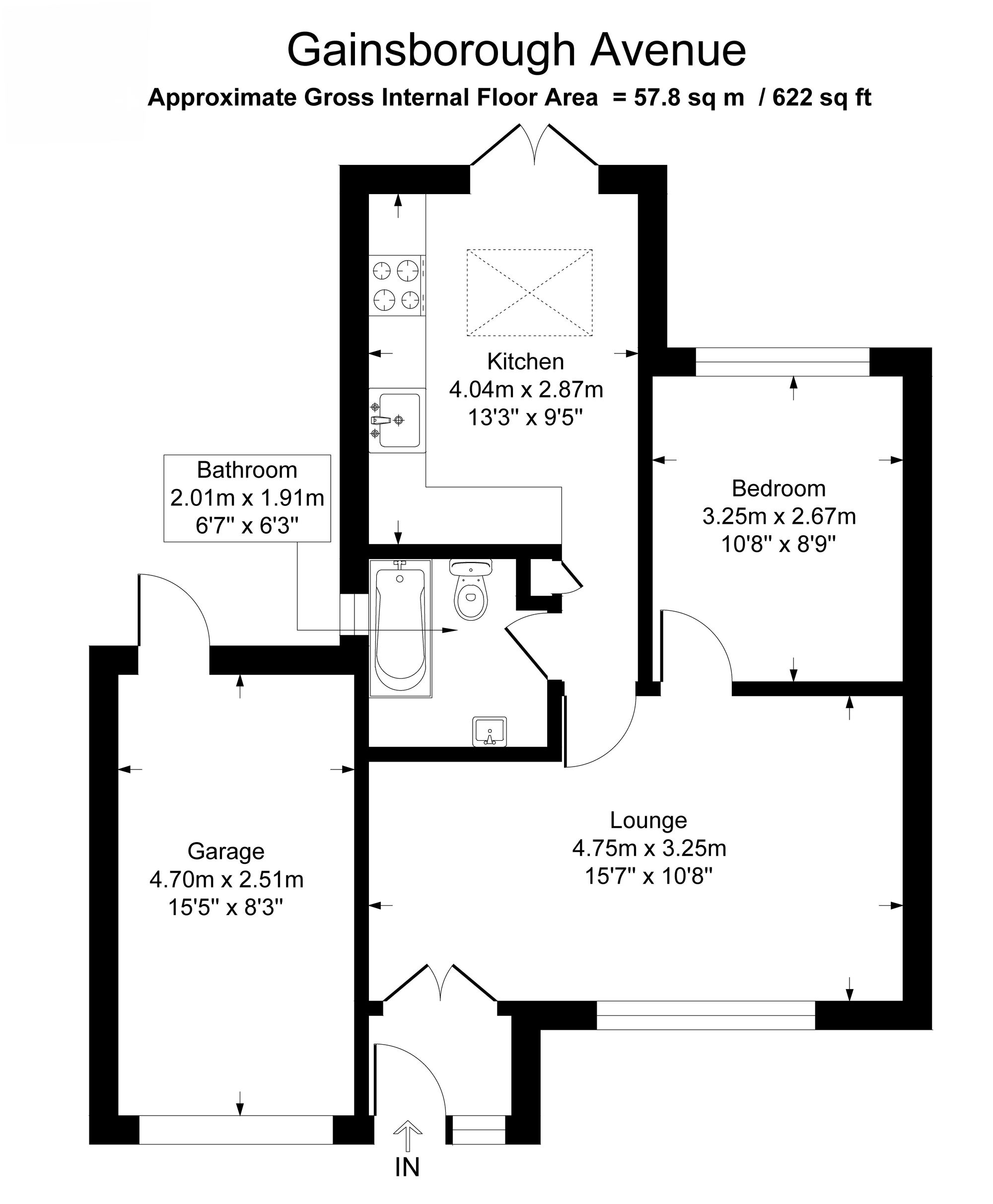 63 Gainsborough Avenue, Canvey Island floorplan