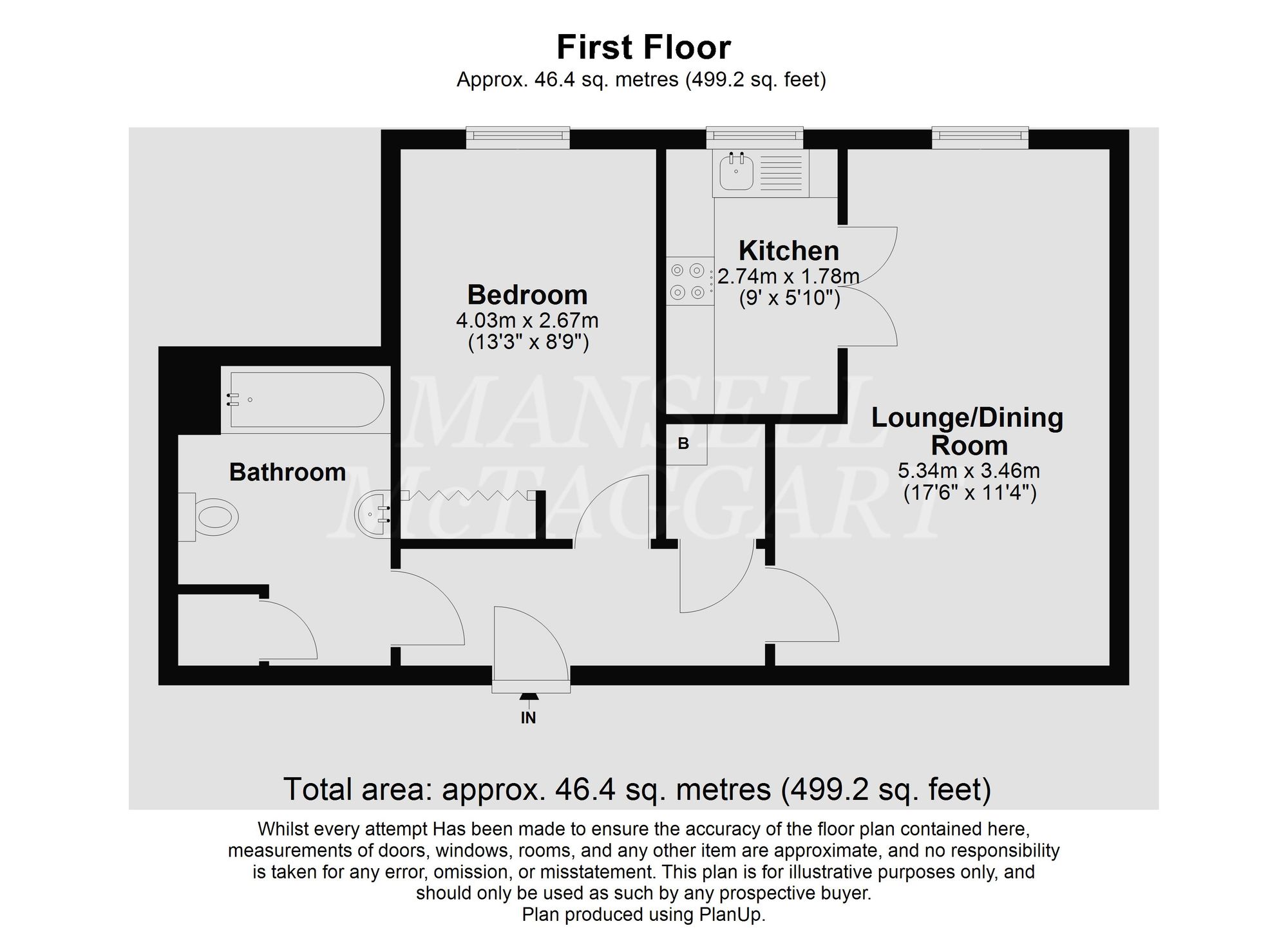 24 Millfield Court, Crawley floorplan