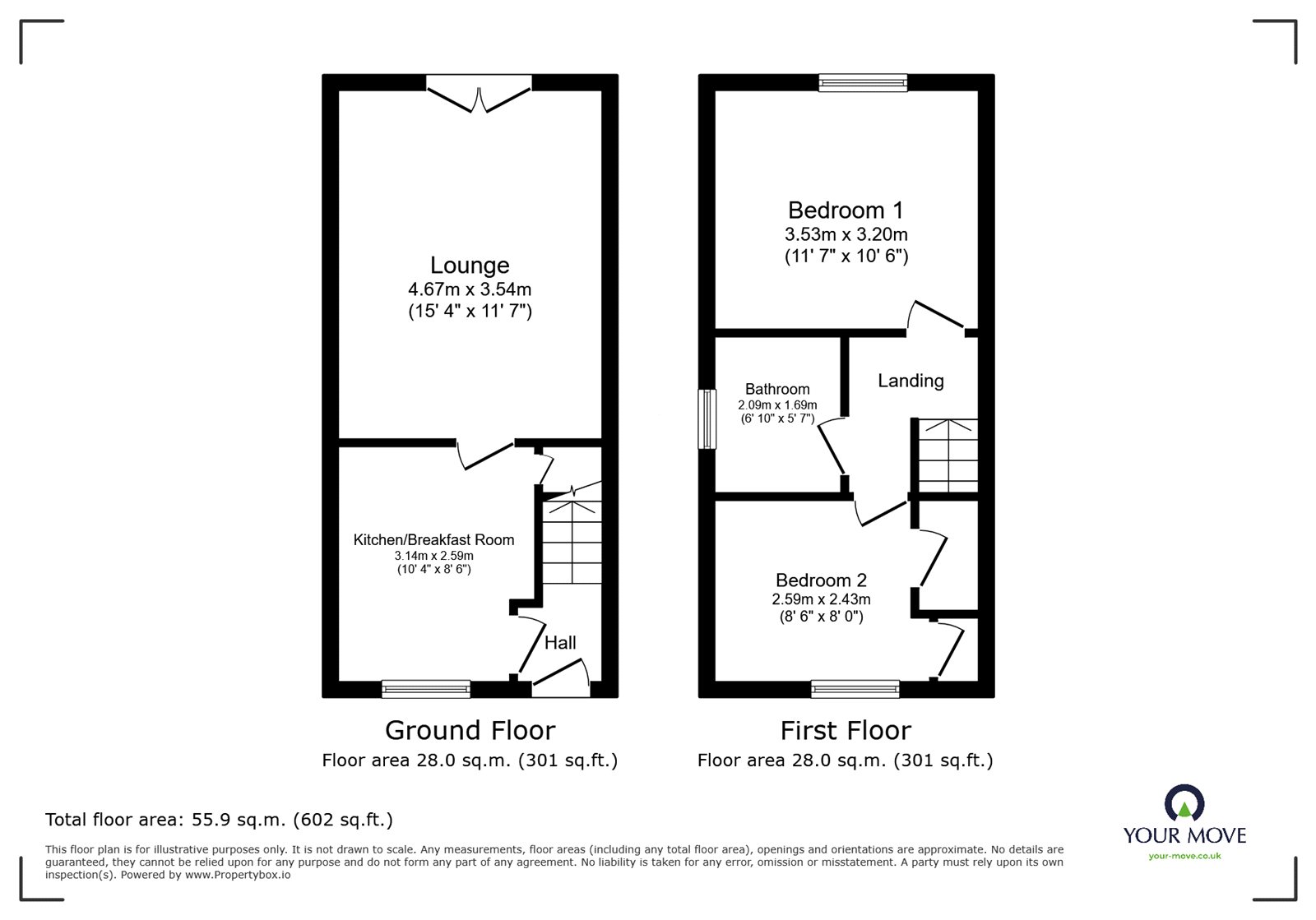 87, Aldcliffe Crescent, South Yorkshire floorplan