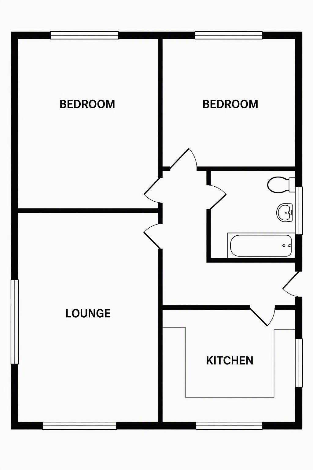 18, Meadow Way, Great Yarmouth floorplan
