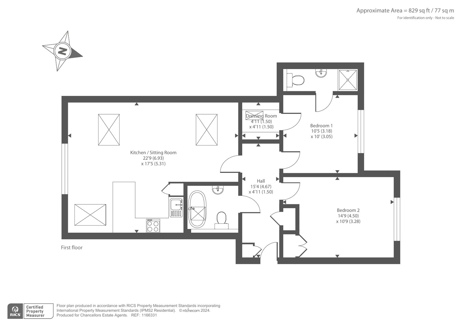 Yarnells Hill, Oxford floorplan