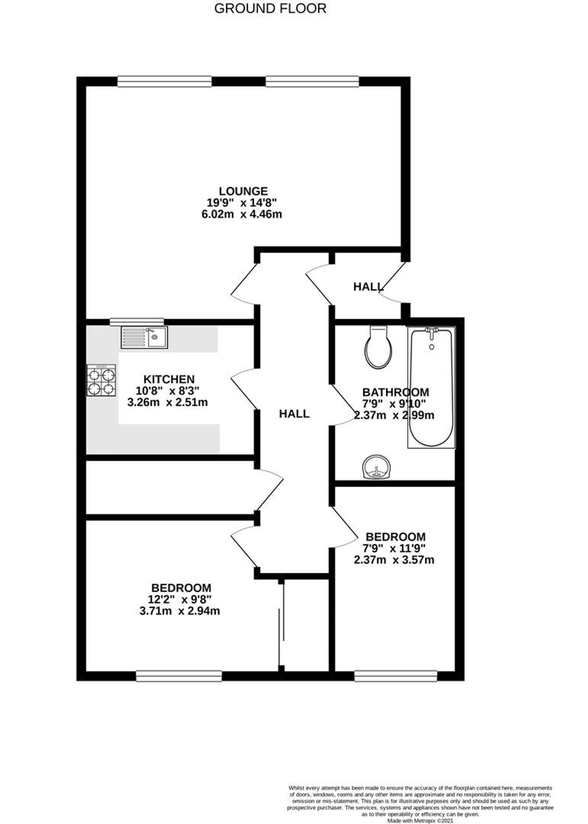 21 Charlecote Park, Telford floorplan