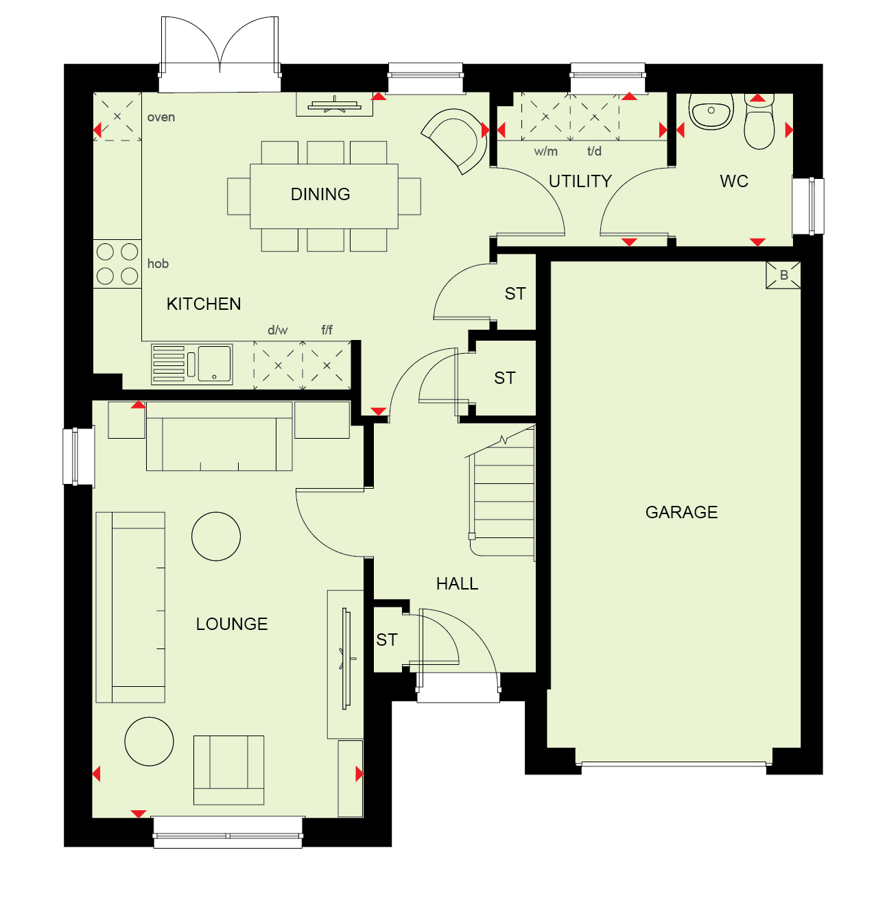 H934821, Cobblers Lane, Pontefract floorplan