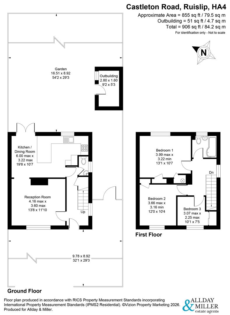 86, Castleton Road, Ruislip floorplan