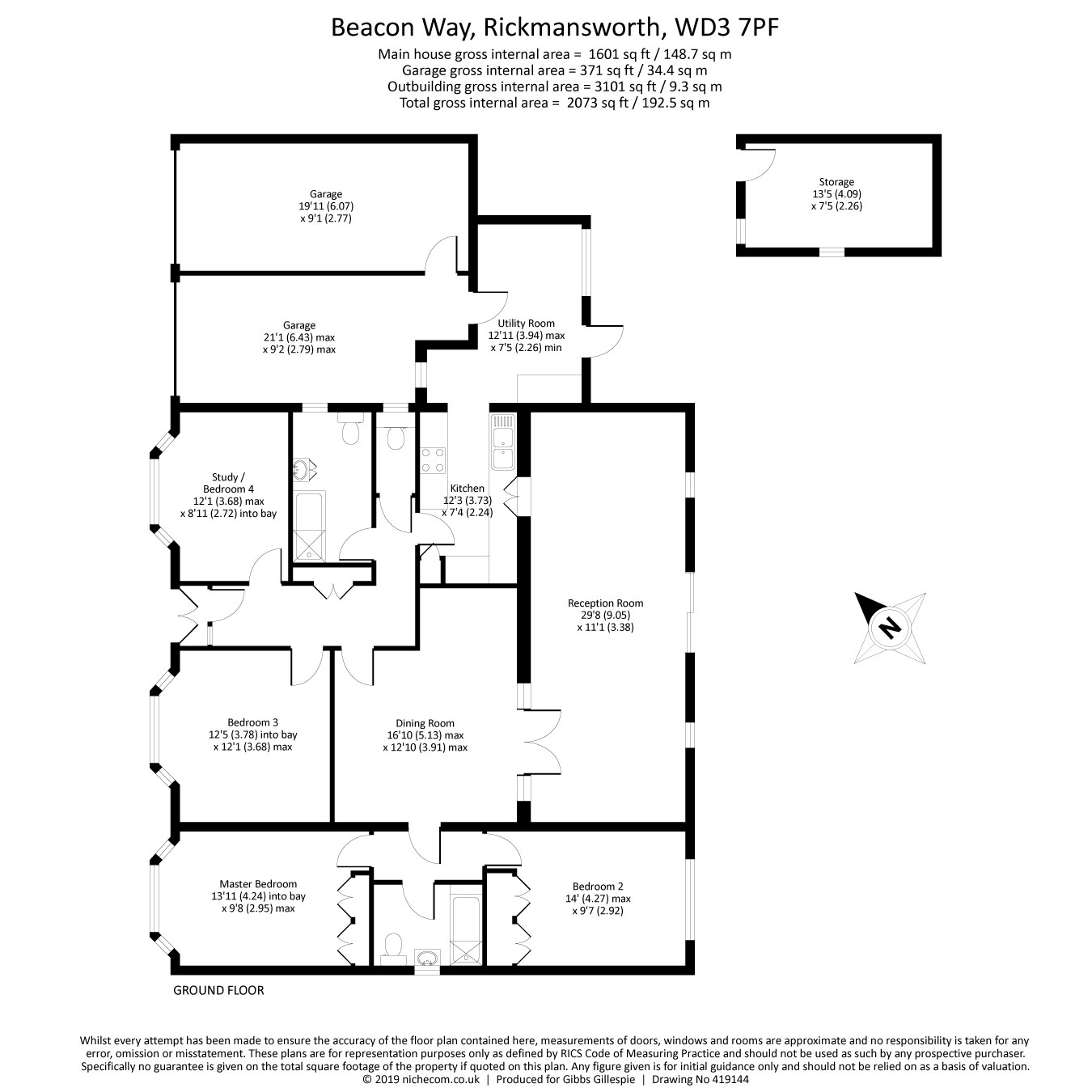 4 Bedrooms Bungalow for sale in Beacon Way, Rickmansworth, Hertfordshire WD3