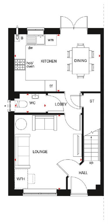Plot 1, The Ellerton, Lakeside, Eastrea Road, Peterborough floorplan