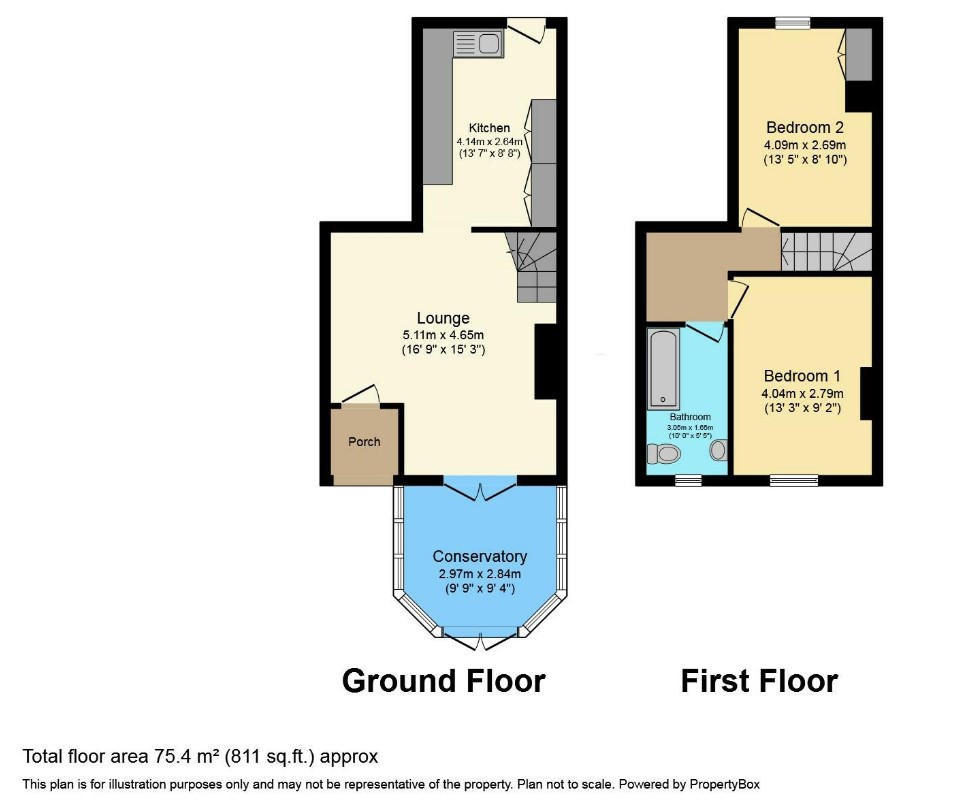 Tralee, Belgrave Road, Ventnor floorplan