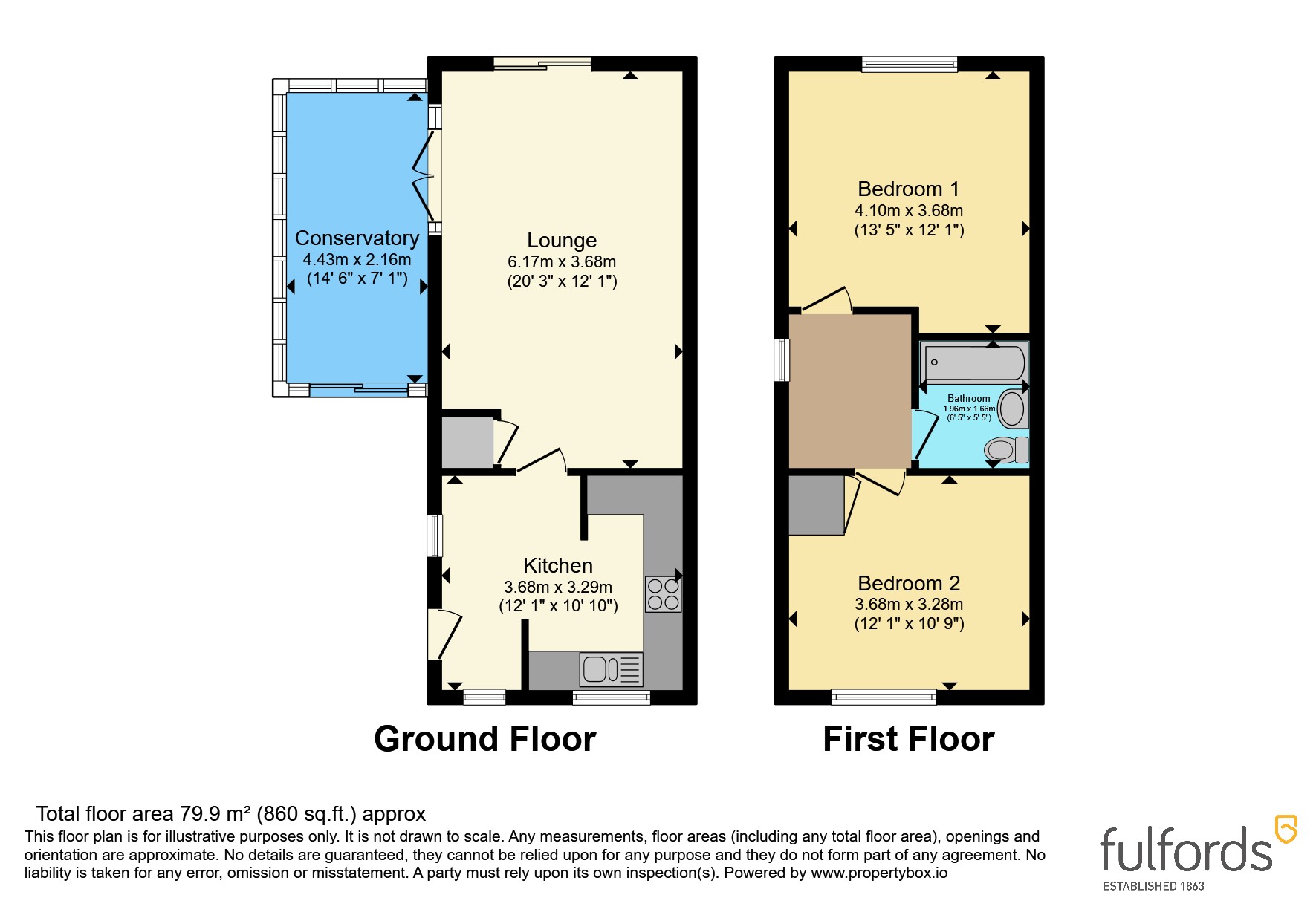 11, Packs Close, Totnes floorplan