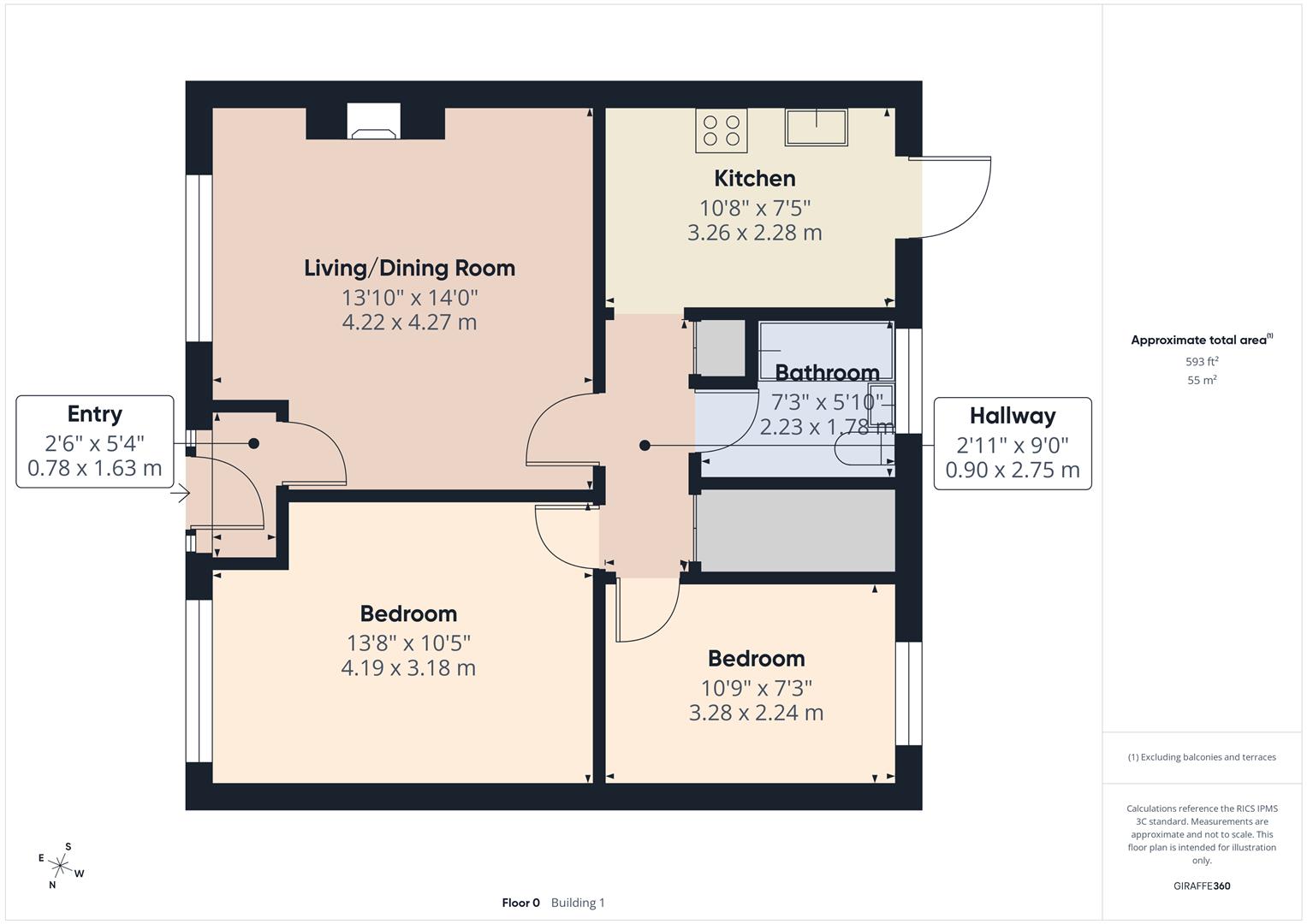 123, Grove Lane, Coulsdon floorplan