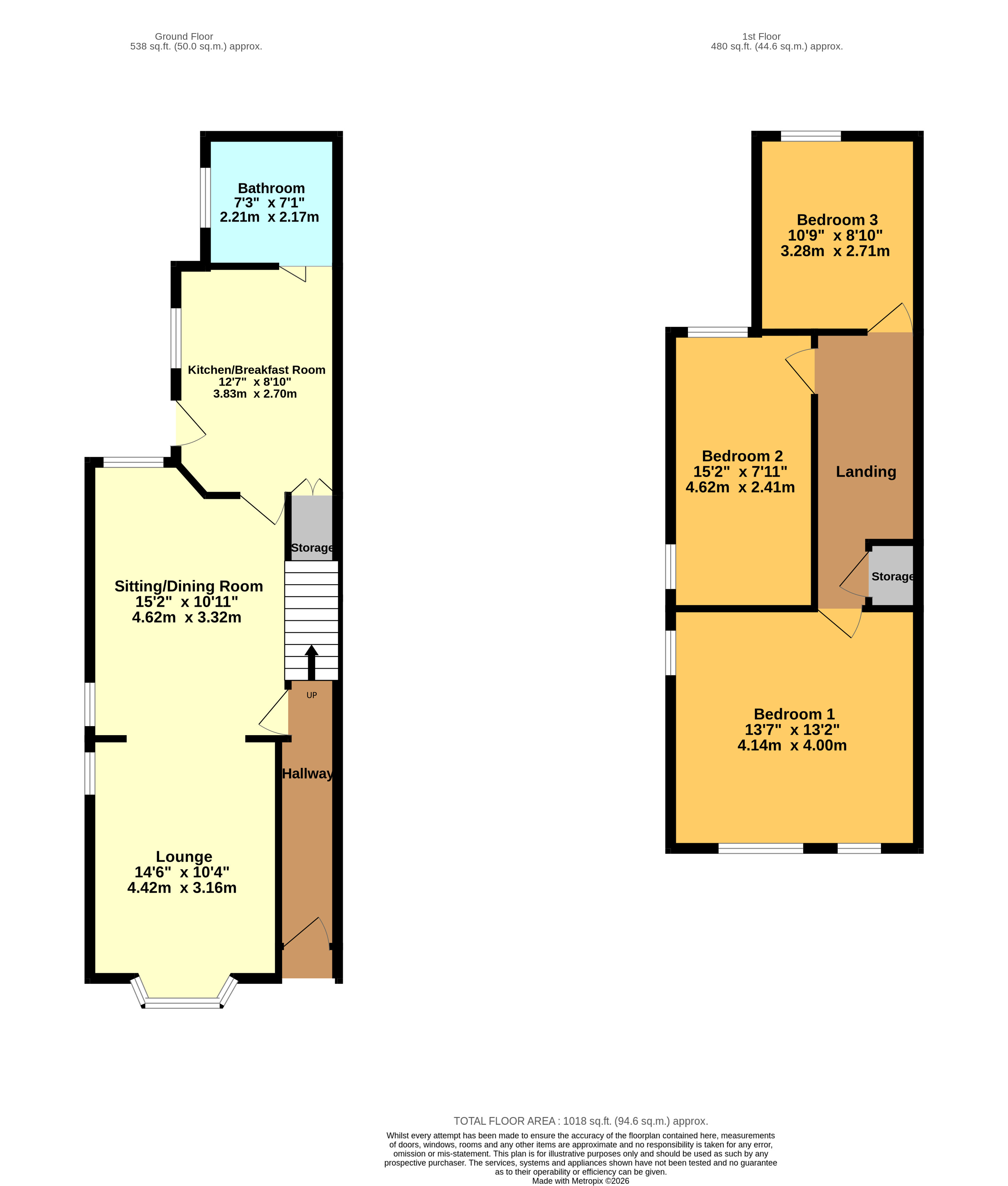 54, Barthomley Road, Birches Head, Stoke-on-trent floorplan