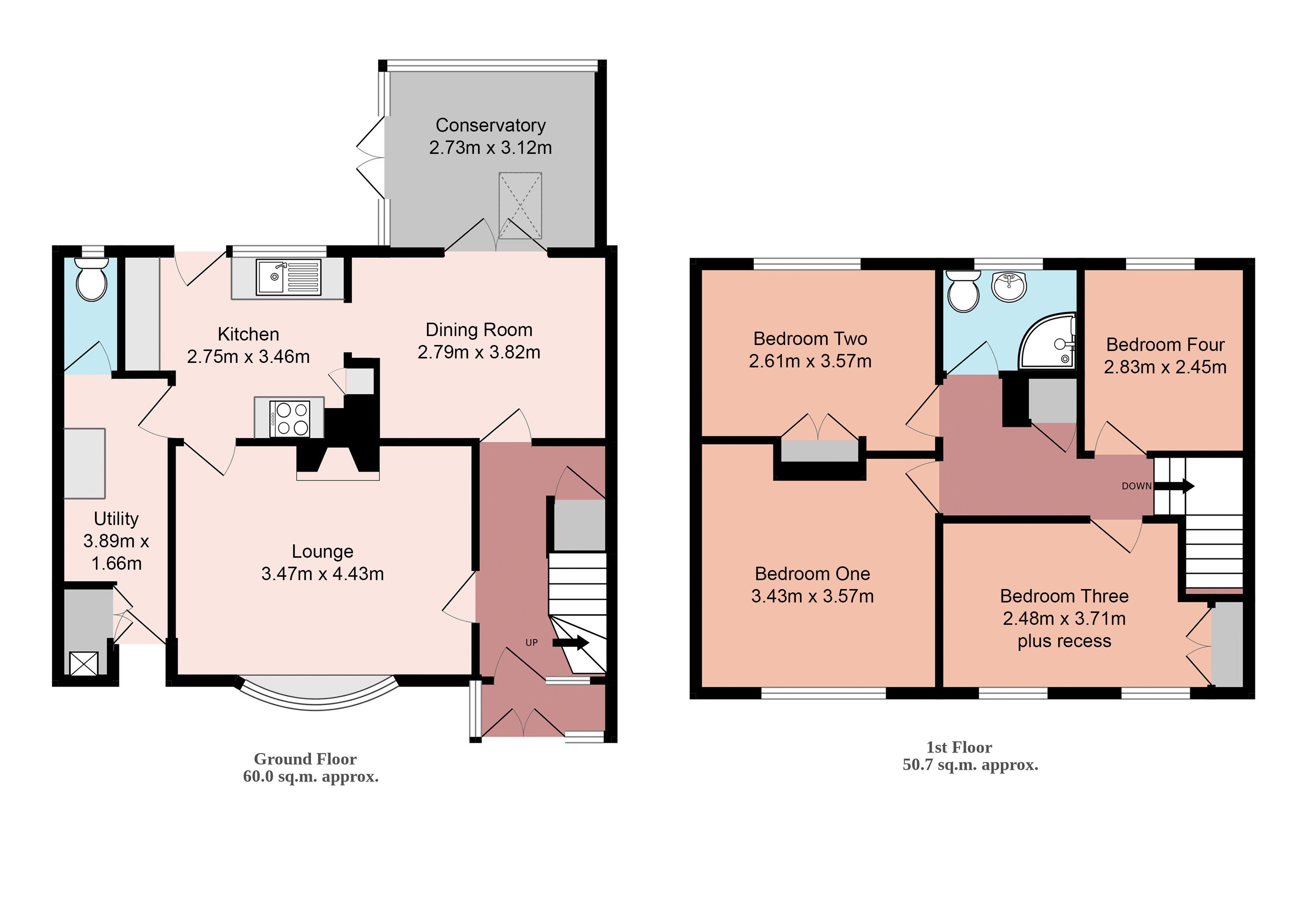 6, Pendle Close, Southampton floorplan