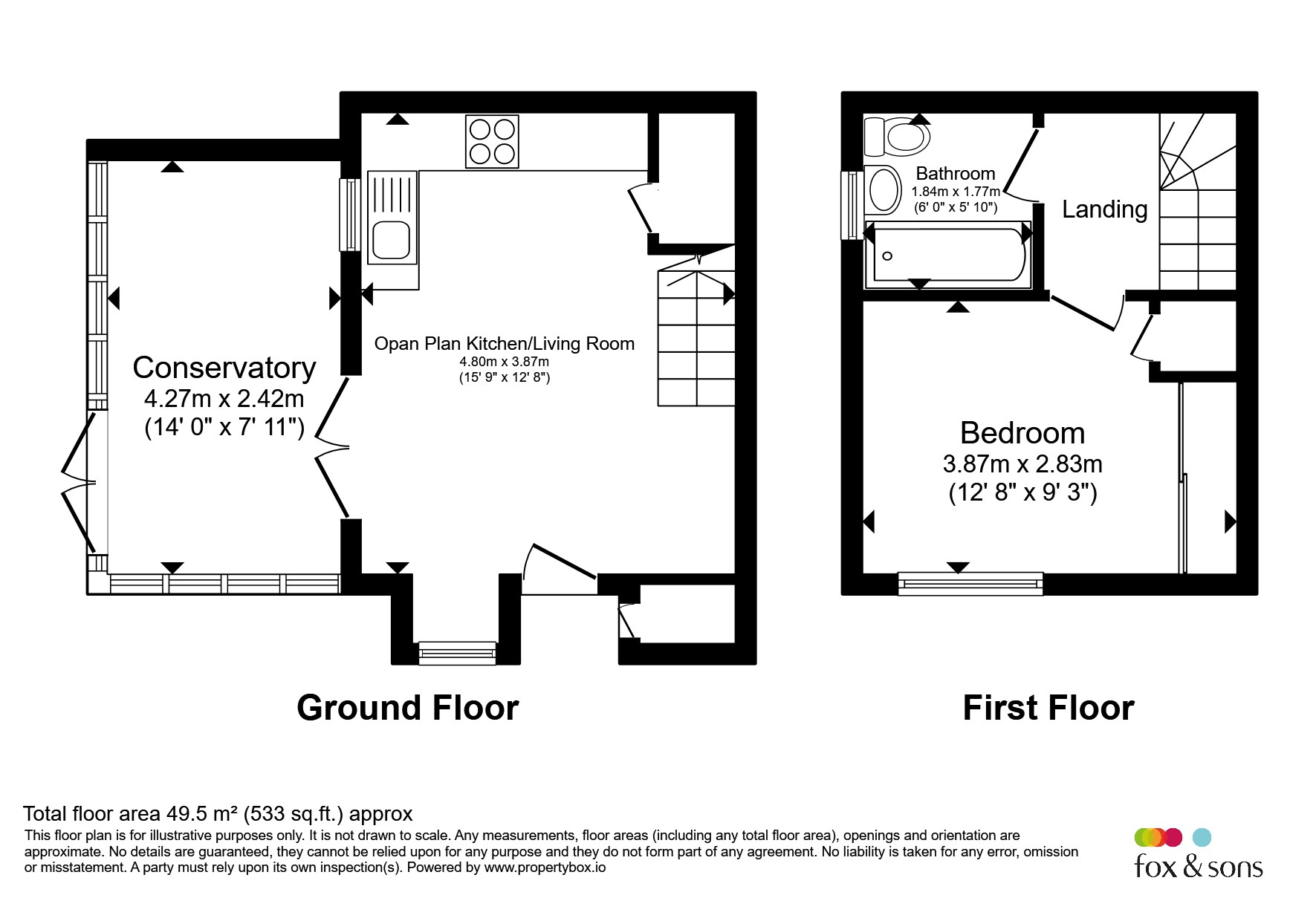 16, Muirfield Close, Crawley floorplan