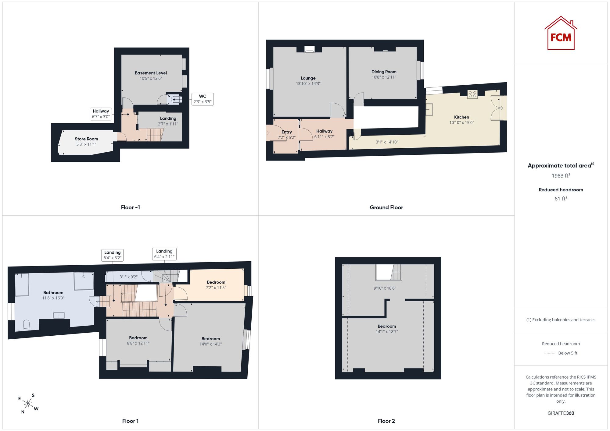 16 Nook Street, Workington floorplan