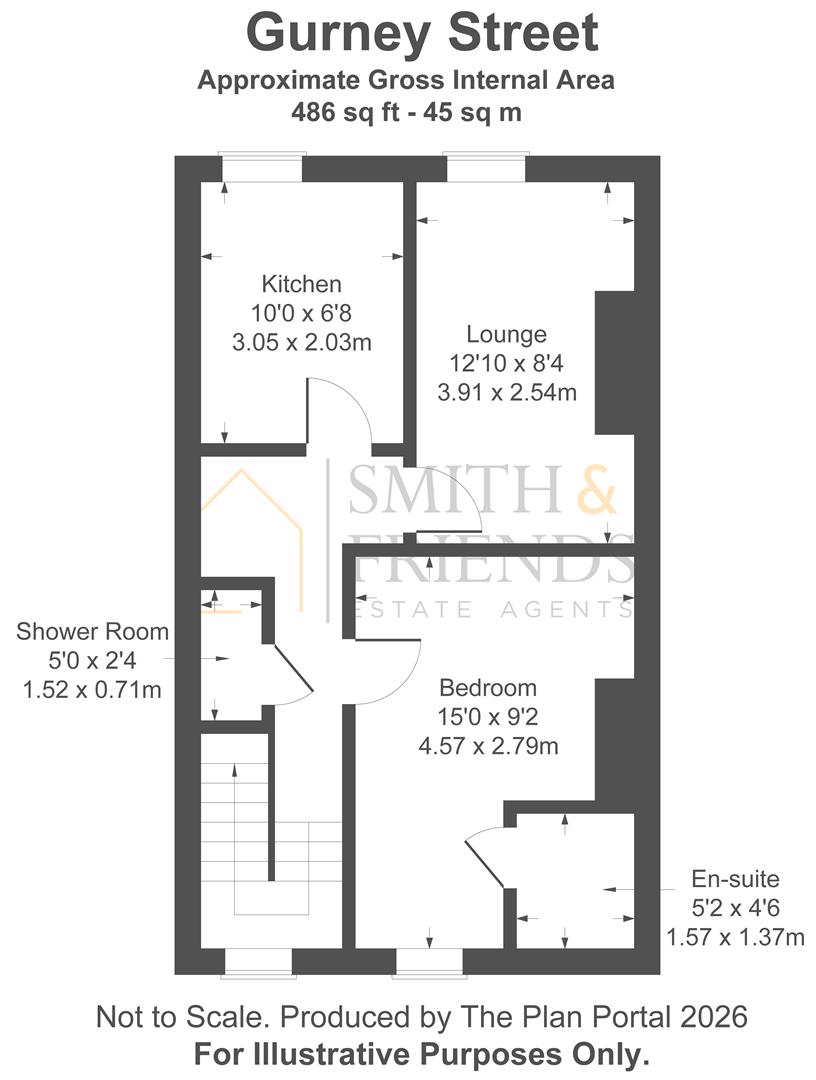 Flat 2, 54, Gurney Street, Darlington floorplan