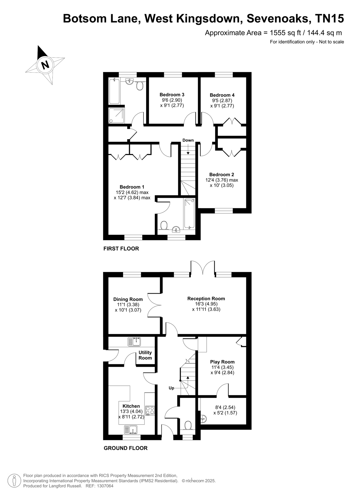 2 Botsom Cottages,, Botsom Lane, Sevenoaks floorplan