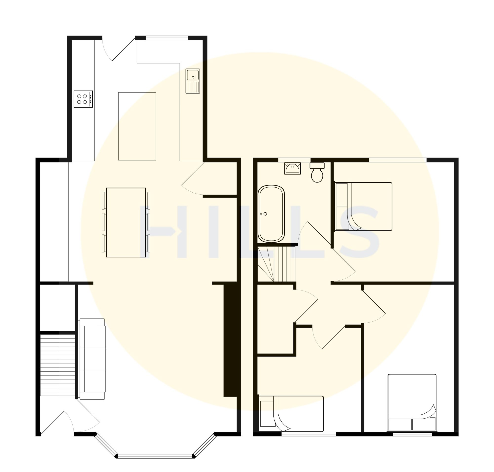 7 Bakewell Road, Manchester floorplan