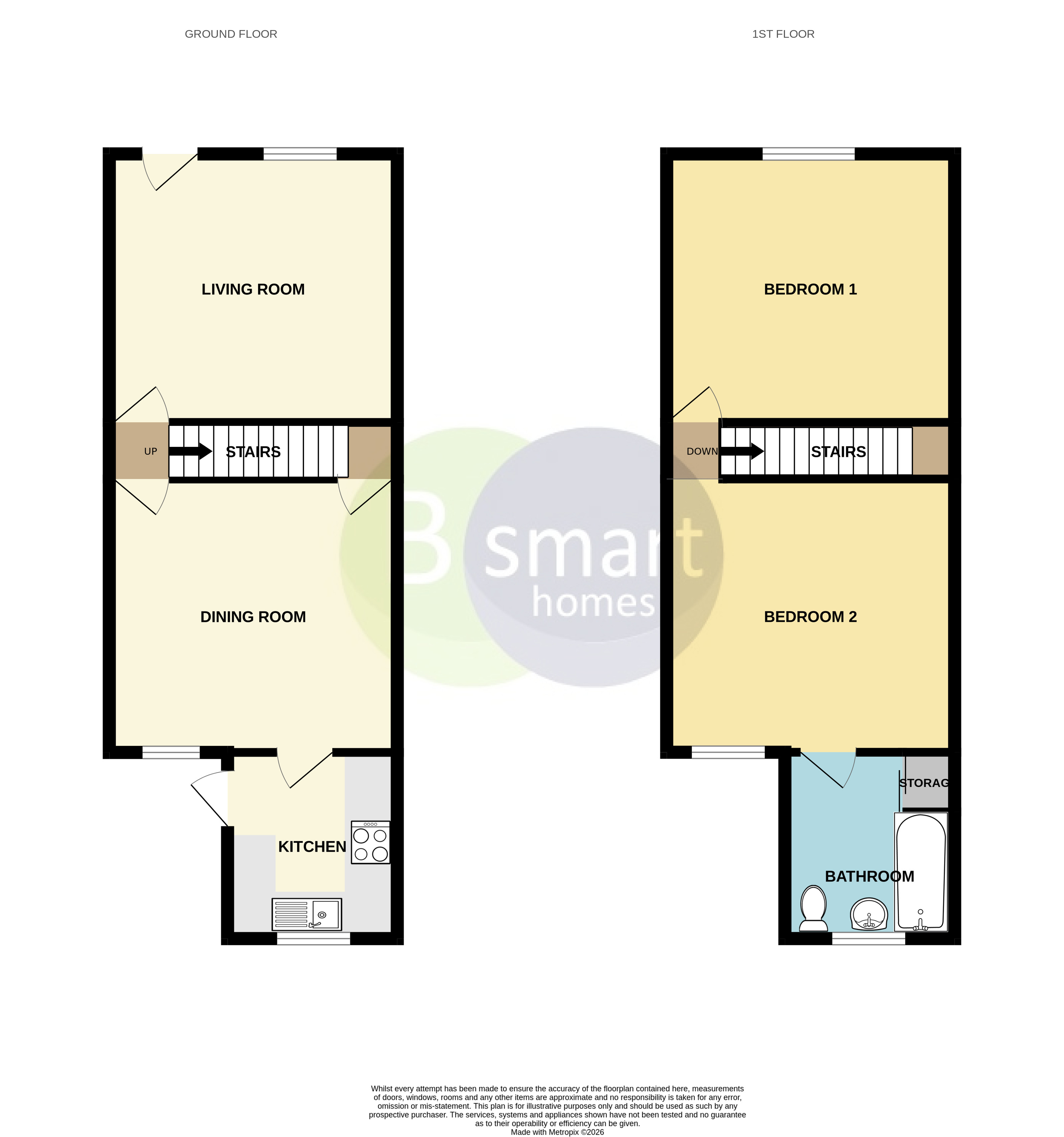 33, Grange Lane, Barnsley floorplan