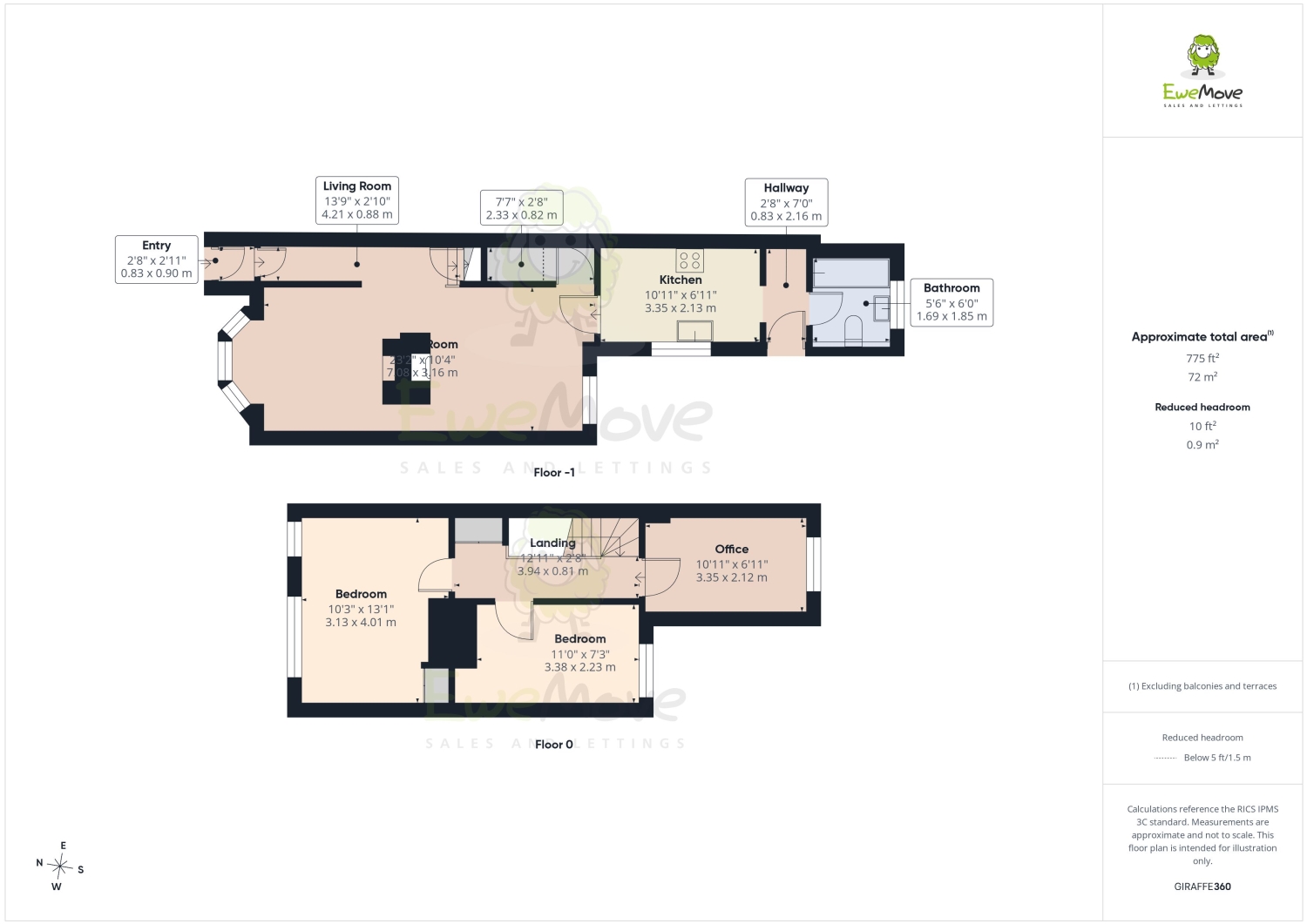 19, George Street, Basingstoke floorplan