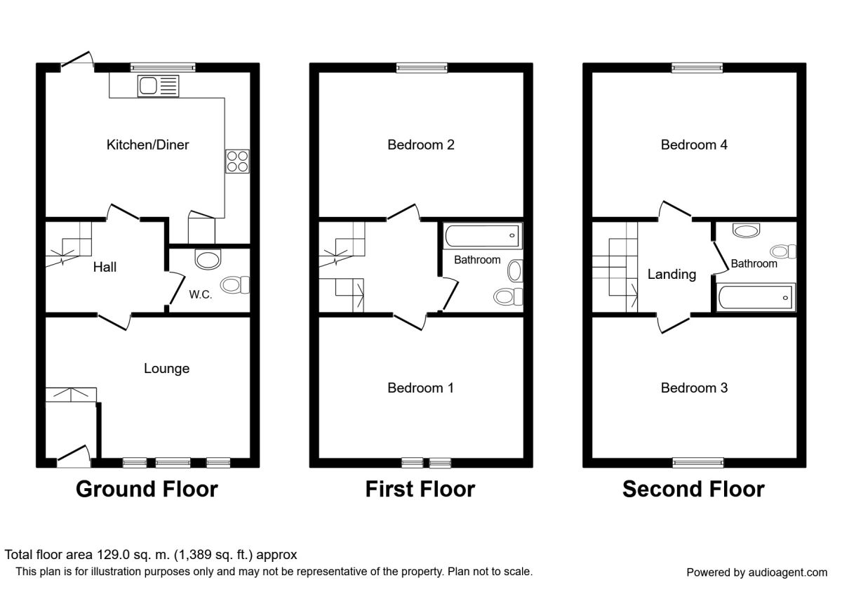 4 Bedrooms Terraced house to rent in West Street, Faversham ME13