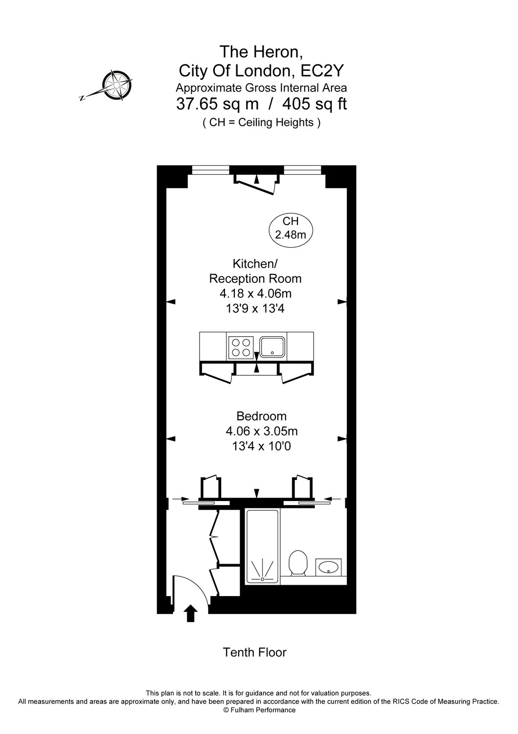 0 Bedrooms Studio to rent in The Heron, 5 Moor Lane EC2Y