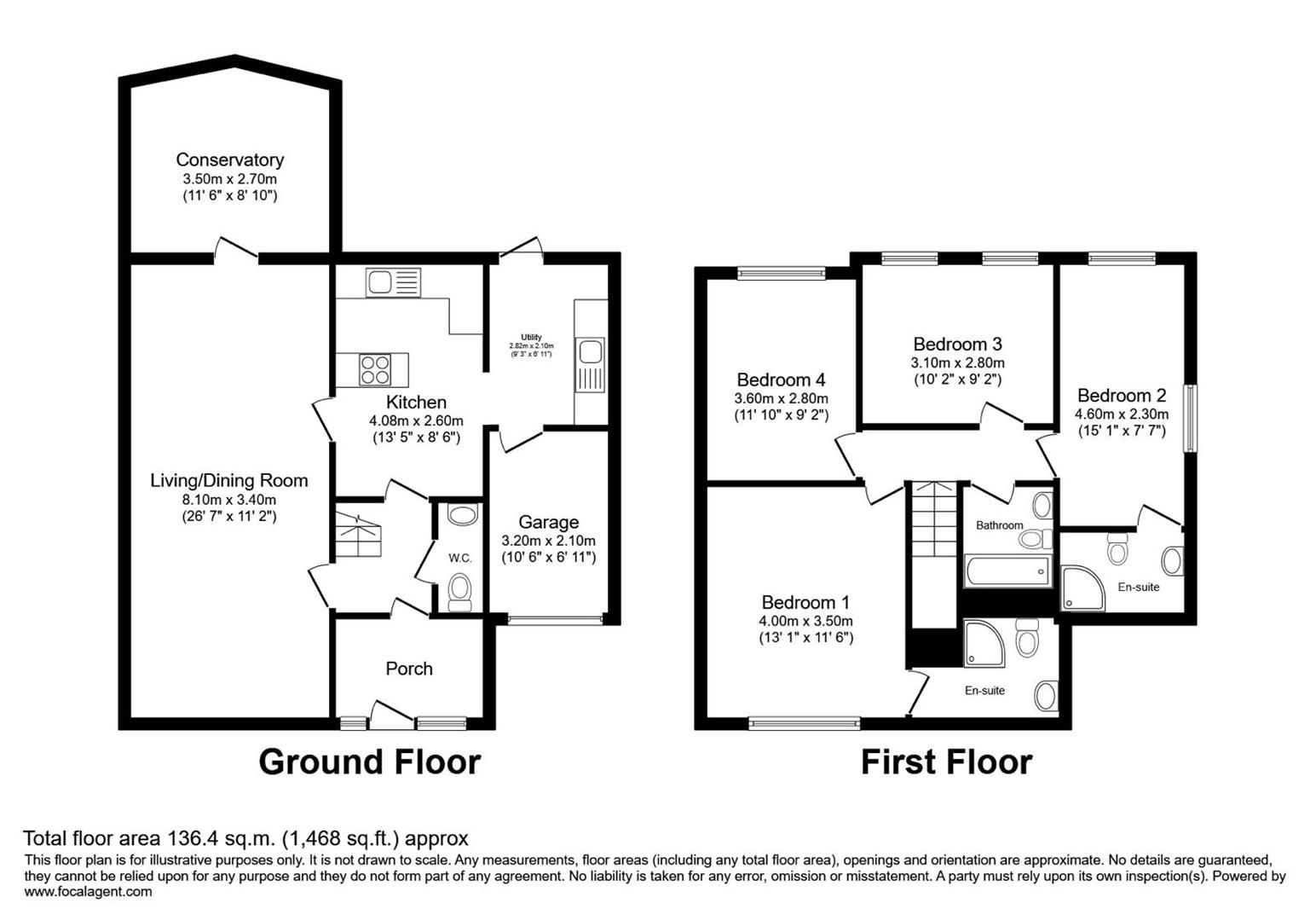 14, Countisbury, Milton Keynes floorplan